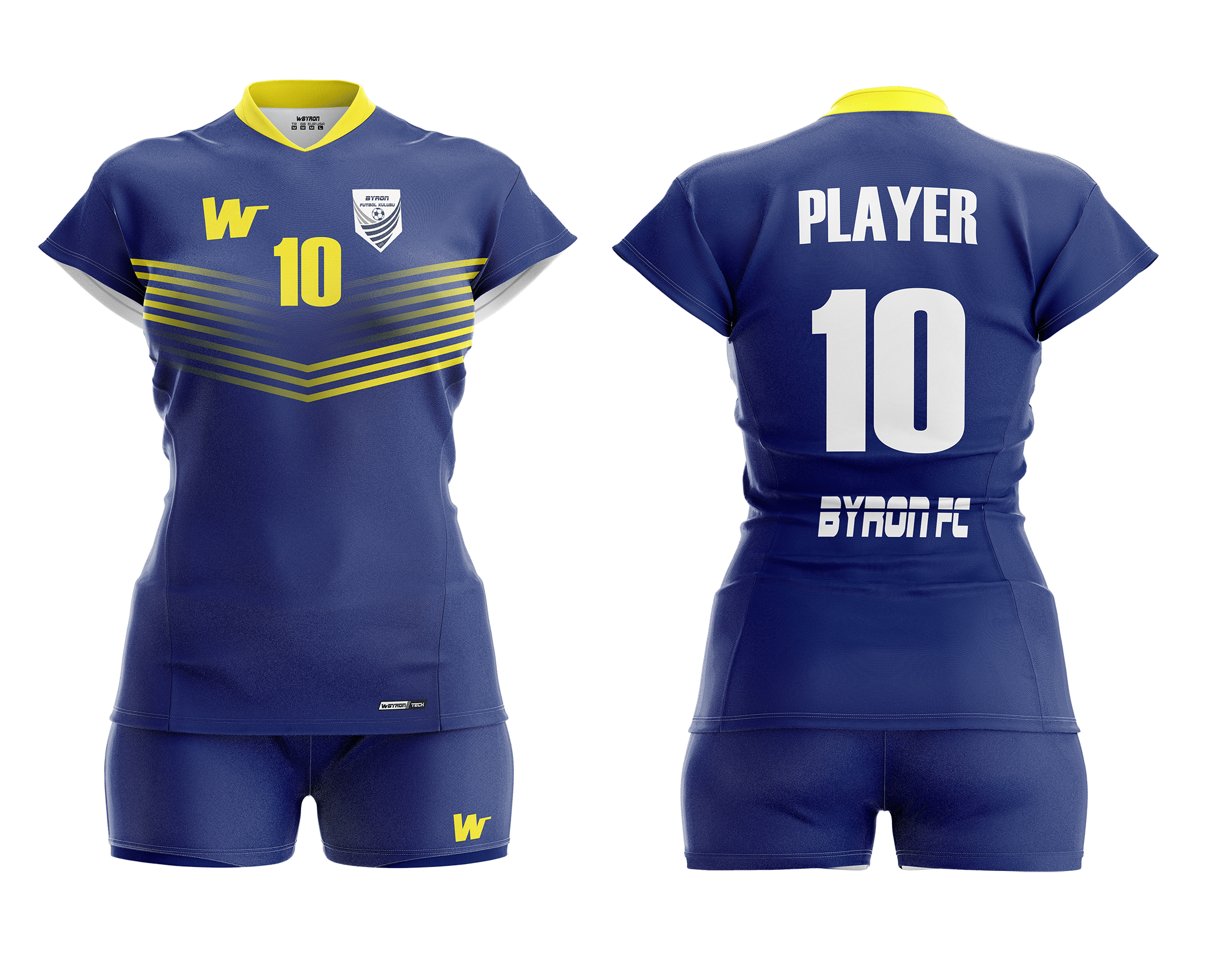 Voleybol Kadın Forma Takım Model 001 0503-01 Saks Sarı