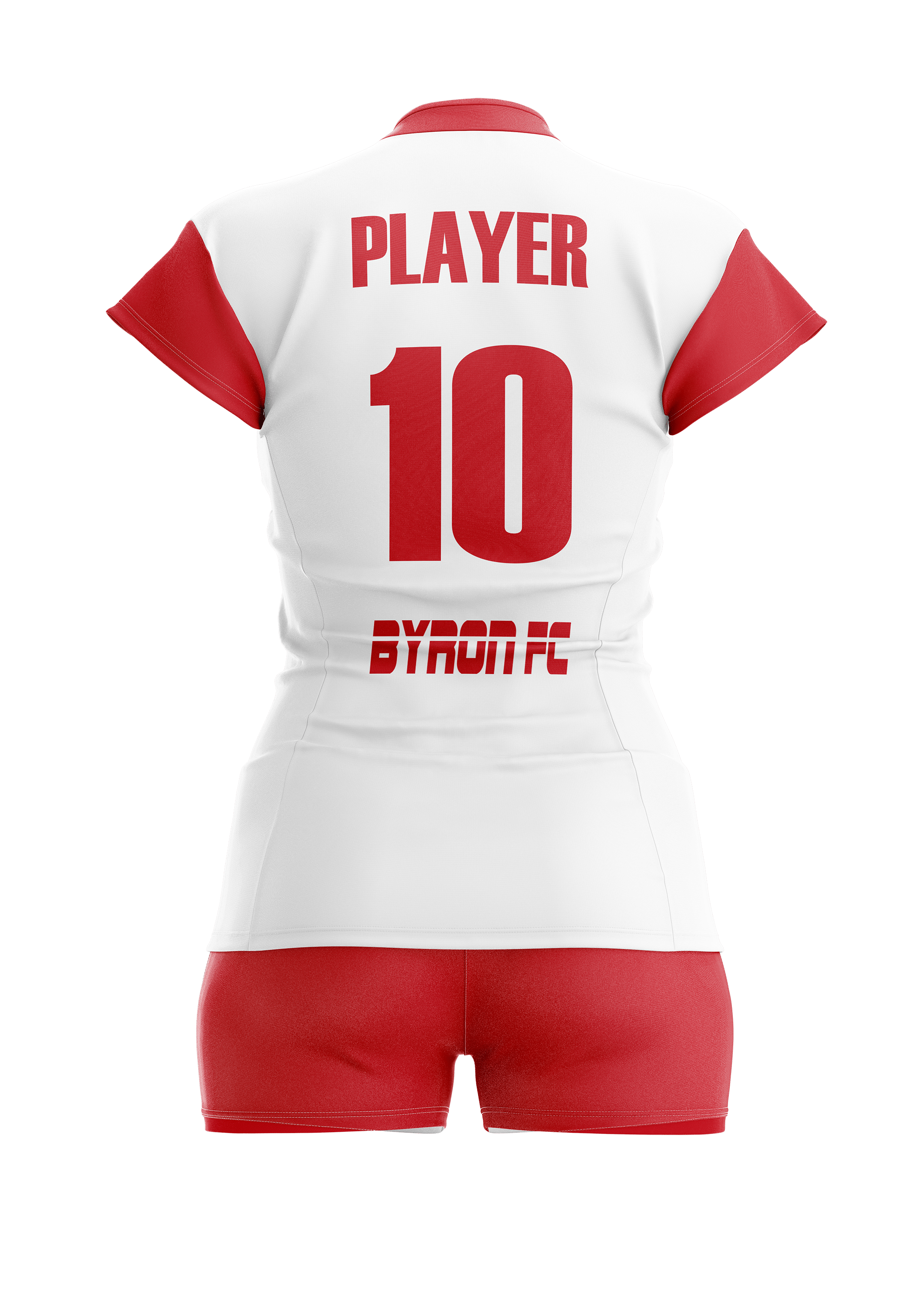 Voleybol Kadın Forma Takım Model 002 0002-01 Beyaz Kırmızı