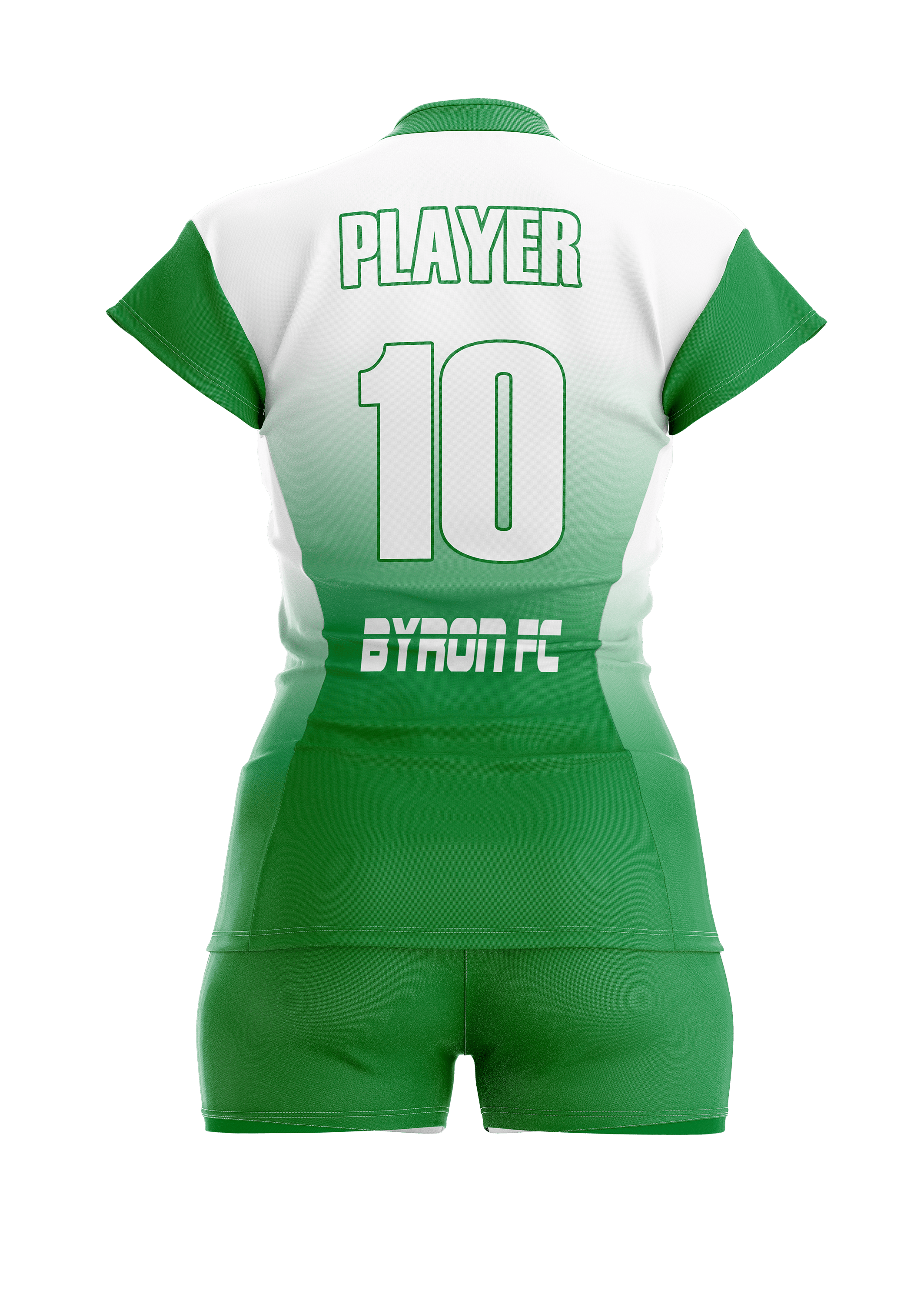 Voleybol Kadın Forma Takım Model 003 0600-01 Yeşil Beyaz