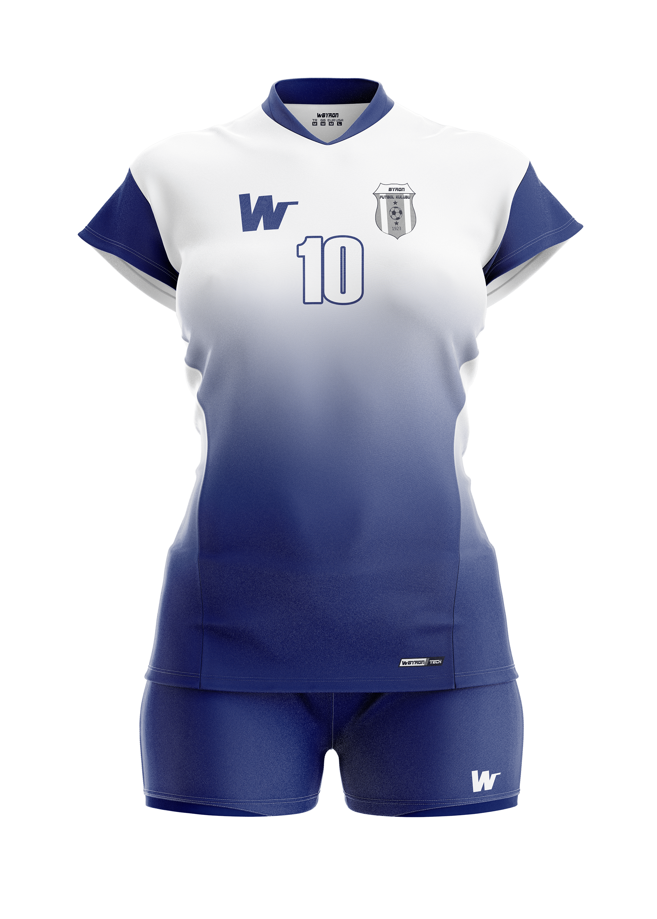 Voleybol Kadın Forma Takım Model 003 0400-01 Saks Beyaz