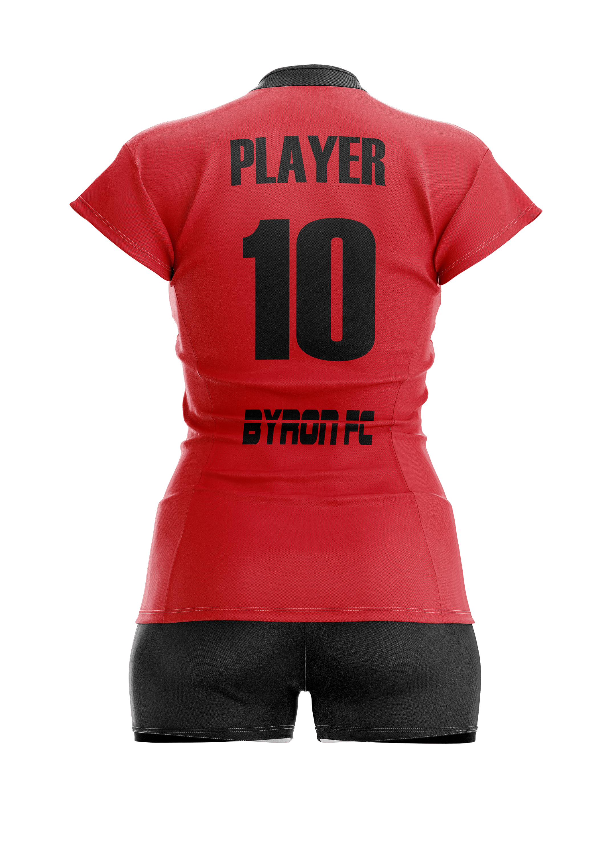 Voleybol Kadın Forma Takım Model 005 010200 Siyah Kırmızı Beyaz