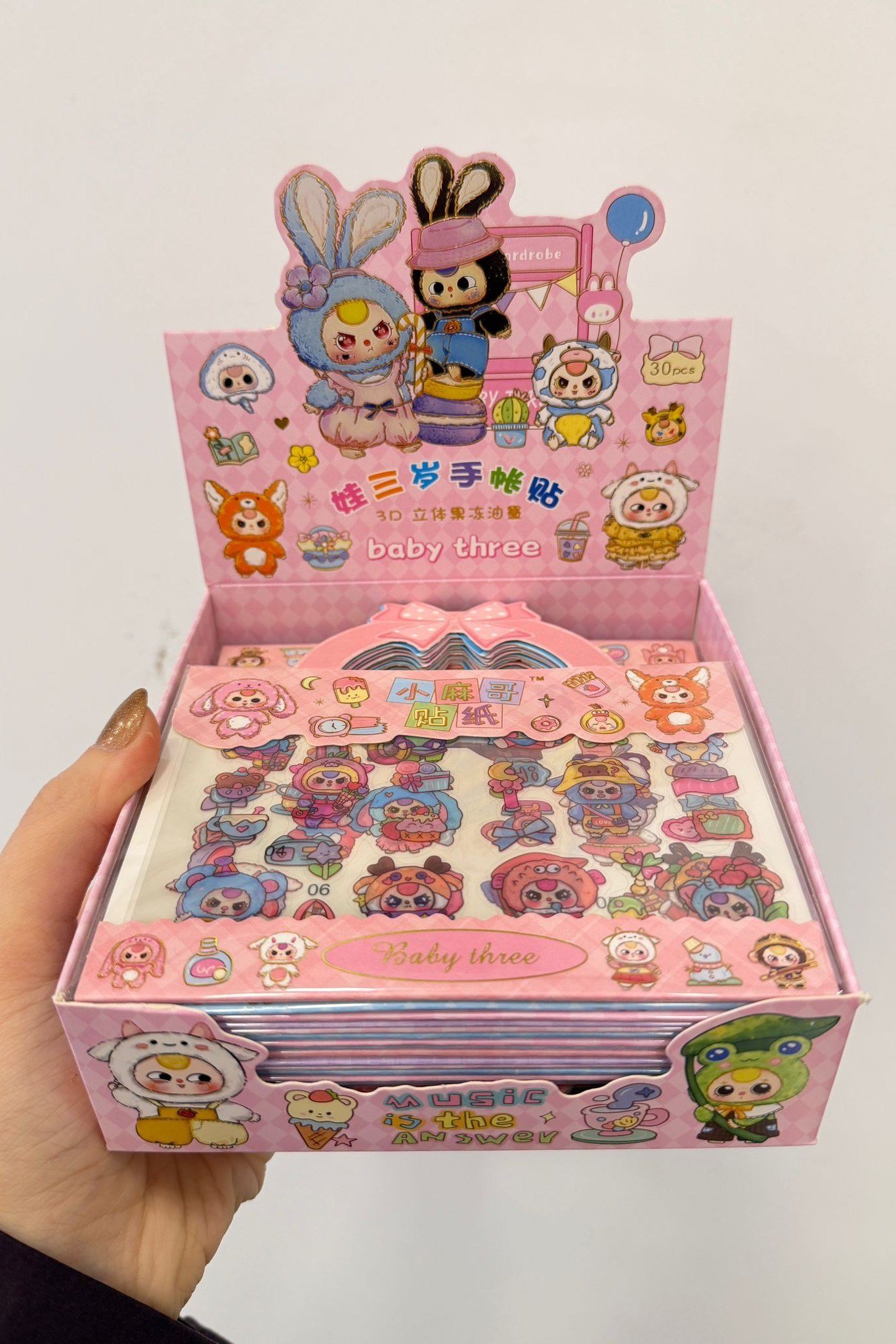  Mini Kurdele Babythree Sticker
