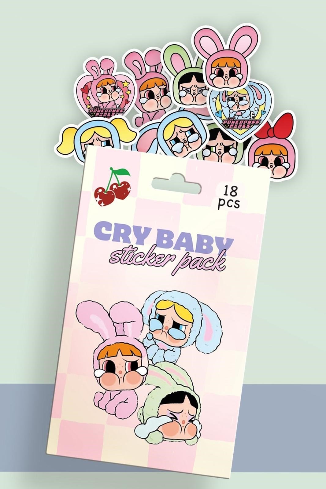 Cry Baby Kutulu Sticker Set 18'li