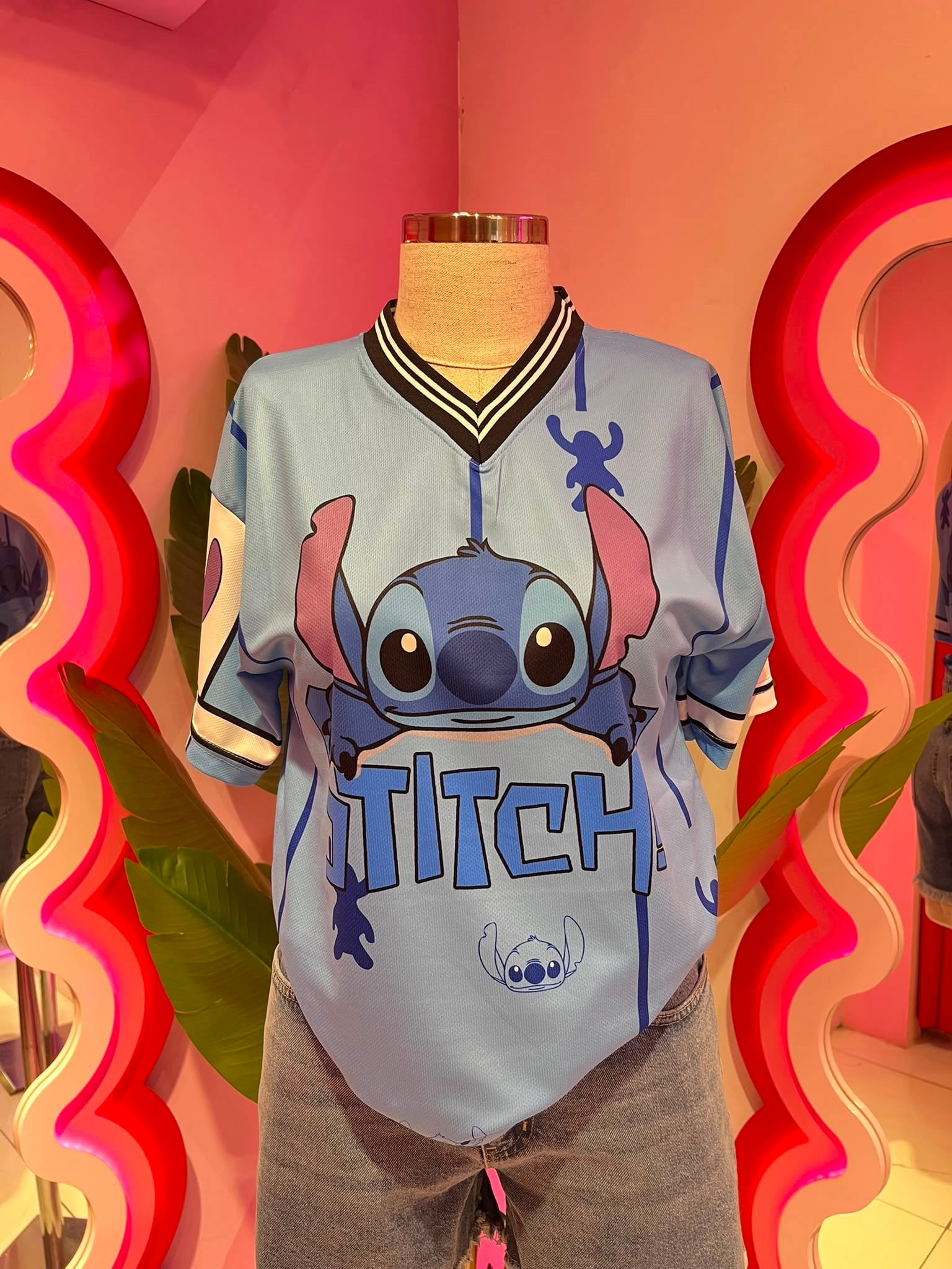 Mavi V Yaka Stitch Jersey T-shirt
