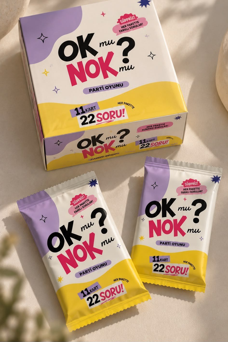 Mini OK Mu NOK Mu Kart Oyunu(1 Adet)