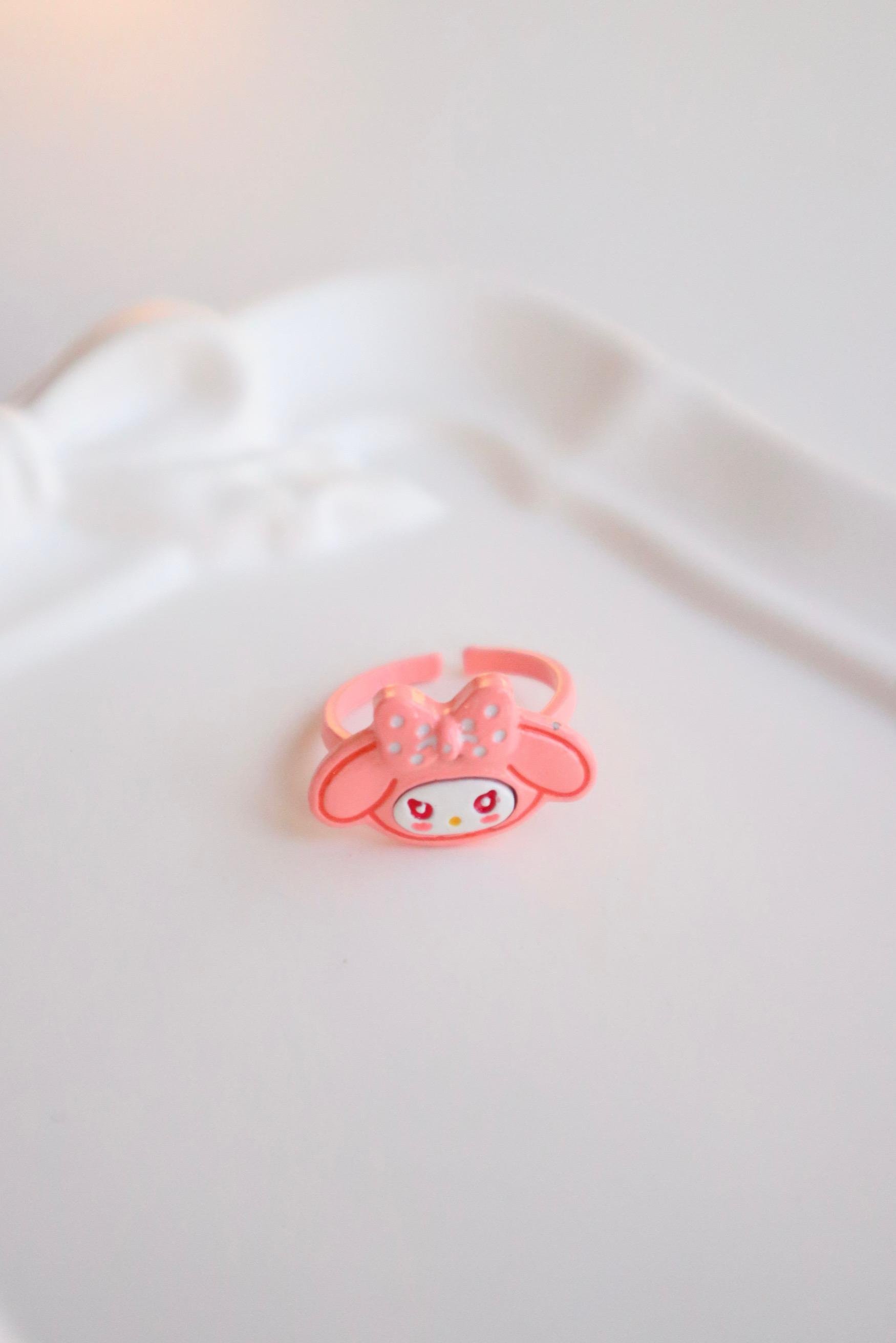 Pembe Metal My Melody Yüzük