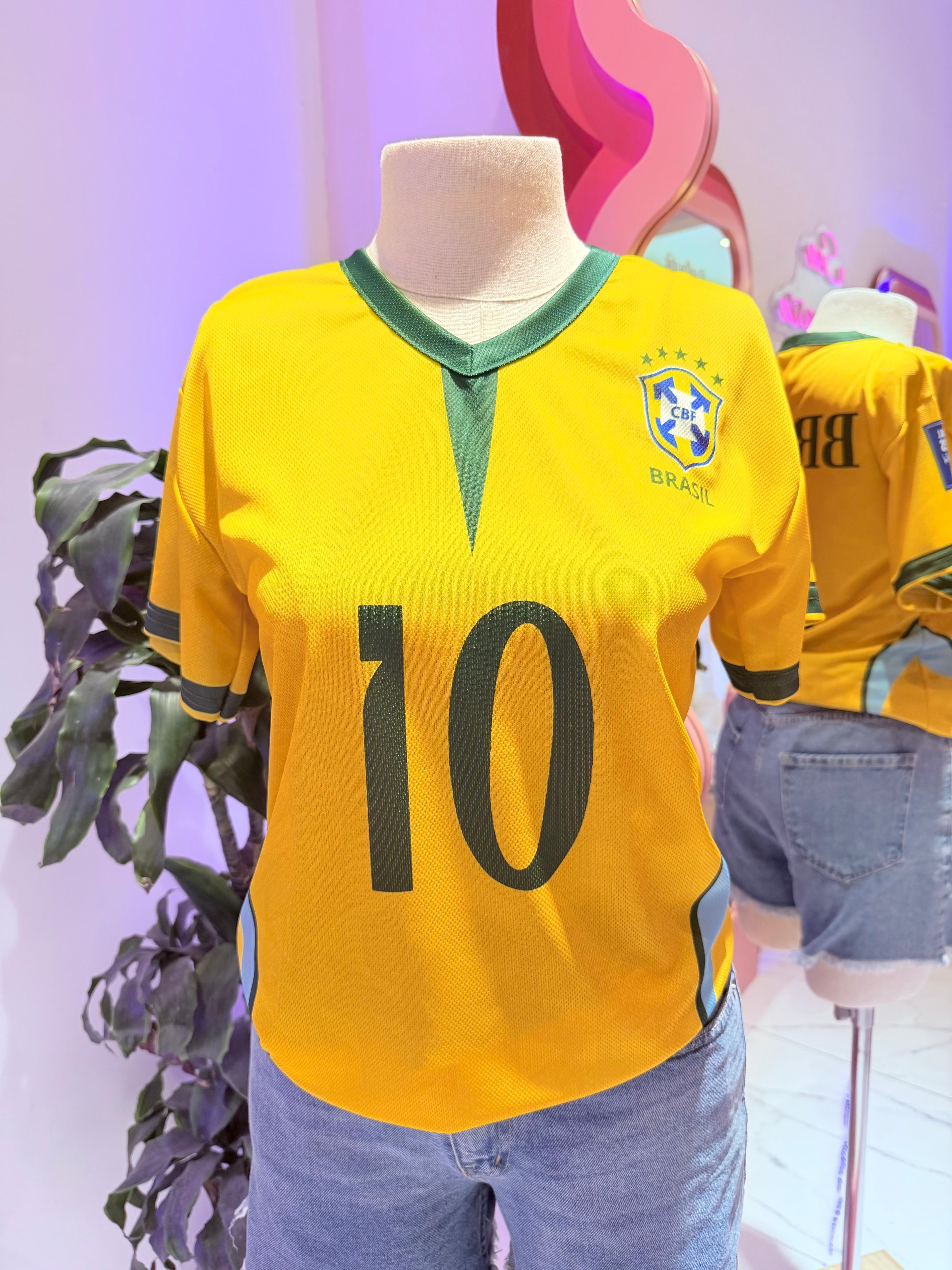 Sarı VYaka Brasil Jersey T-Shirt 