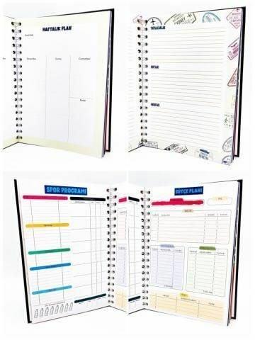 Telli Planlayıcı Defter Ajanda - Ne Bileyim Ben