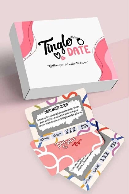 Tingle Date - Büyük Kart Oyunu - Çiftler İçin