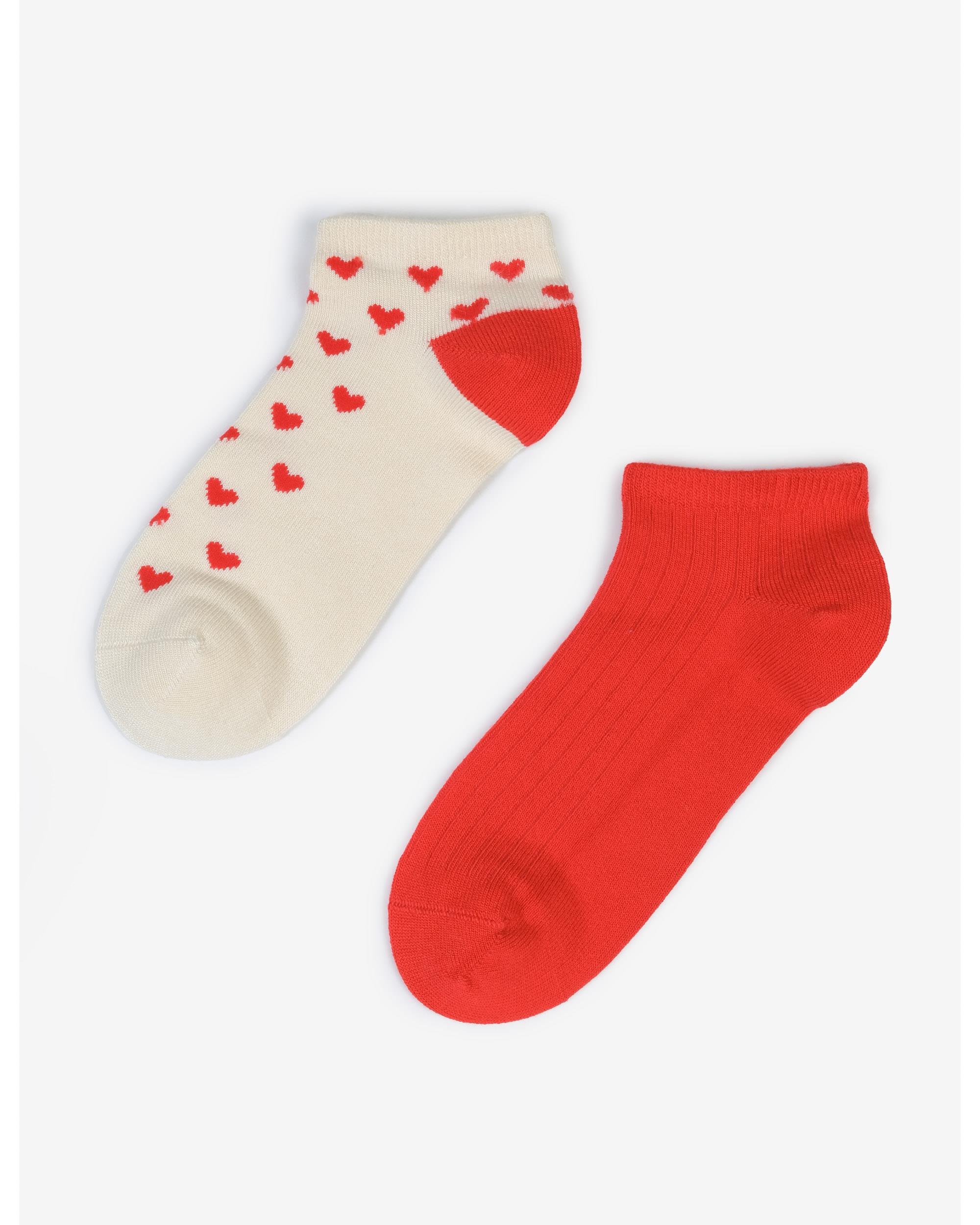 2li Kız Çocuk Yazlık Bambu Patik Çorap