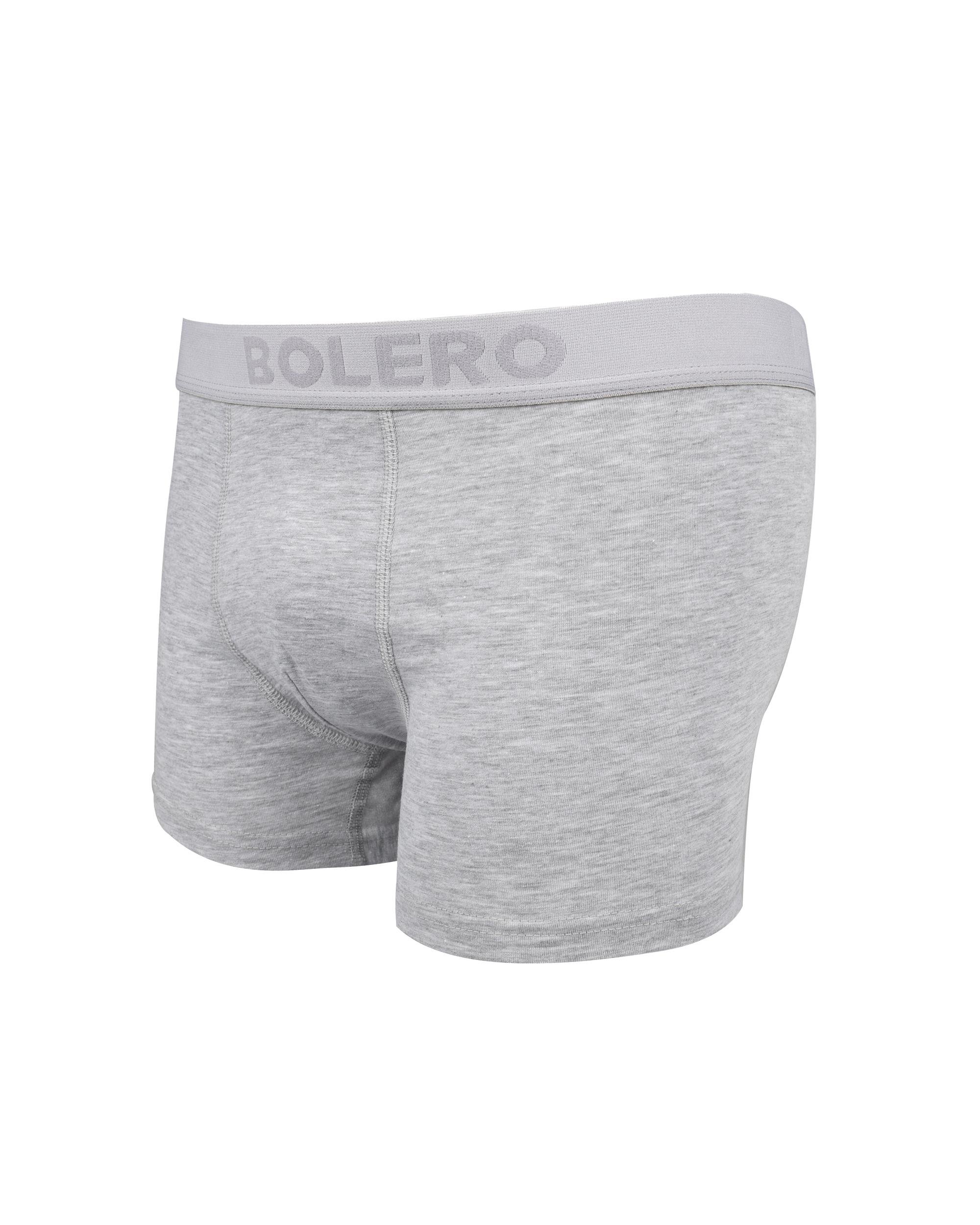 Erkek 3'lü Pamuk Boxer Gri Antrasit Siyah