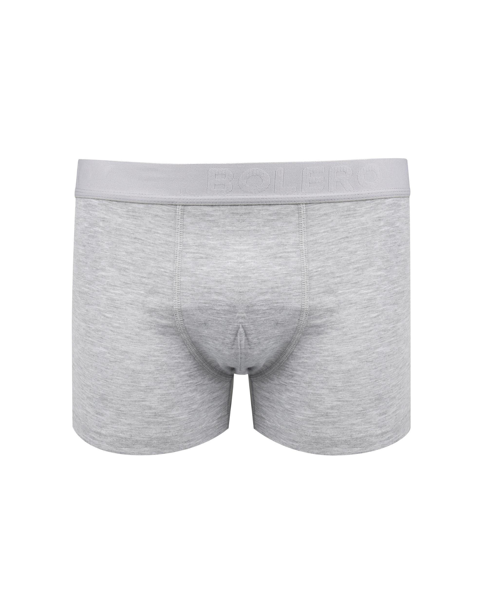 Erkek 3'lü Pamuk Boxer Gri Antrasit Siyah