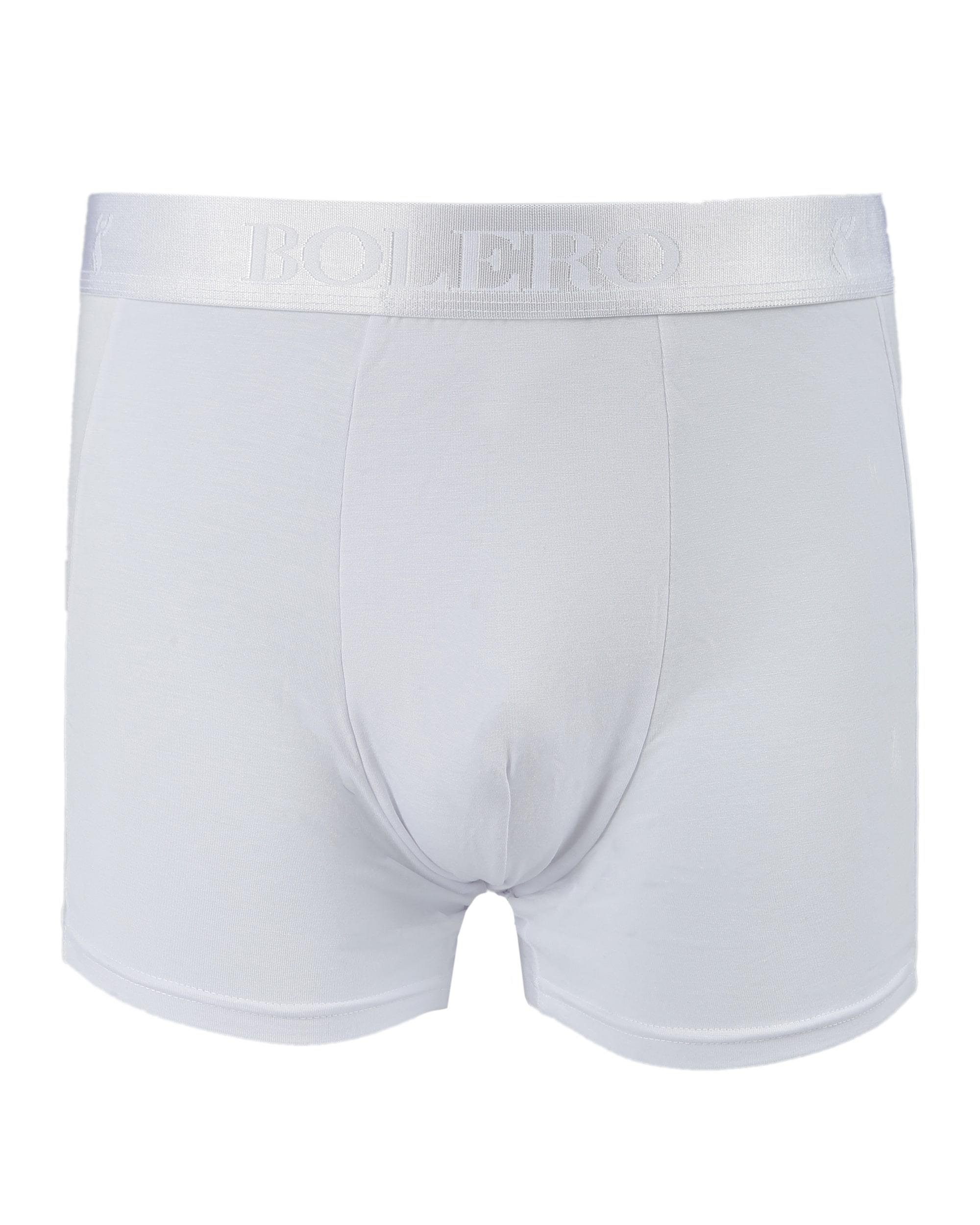 Erkek Rahat Bambu Boxer Beyaz