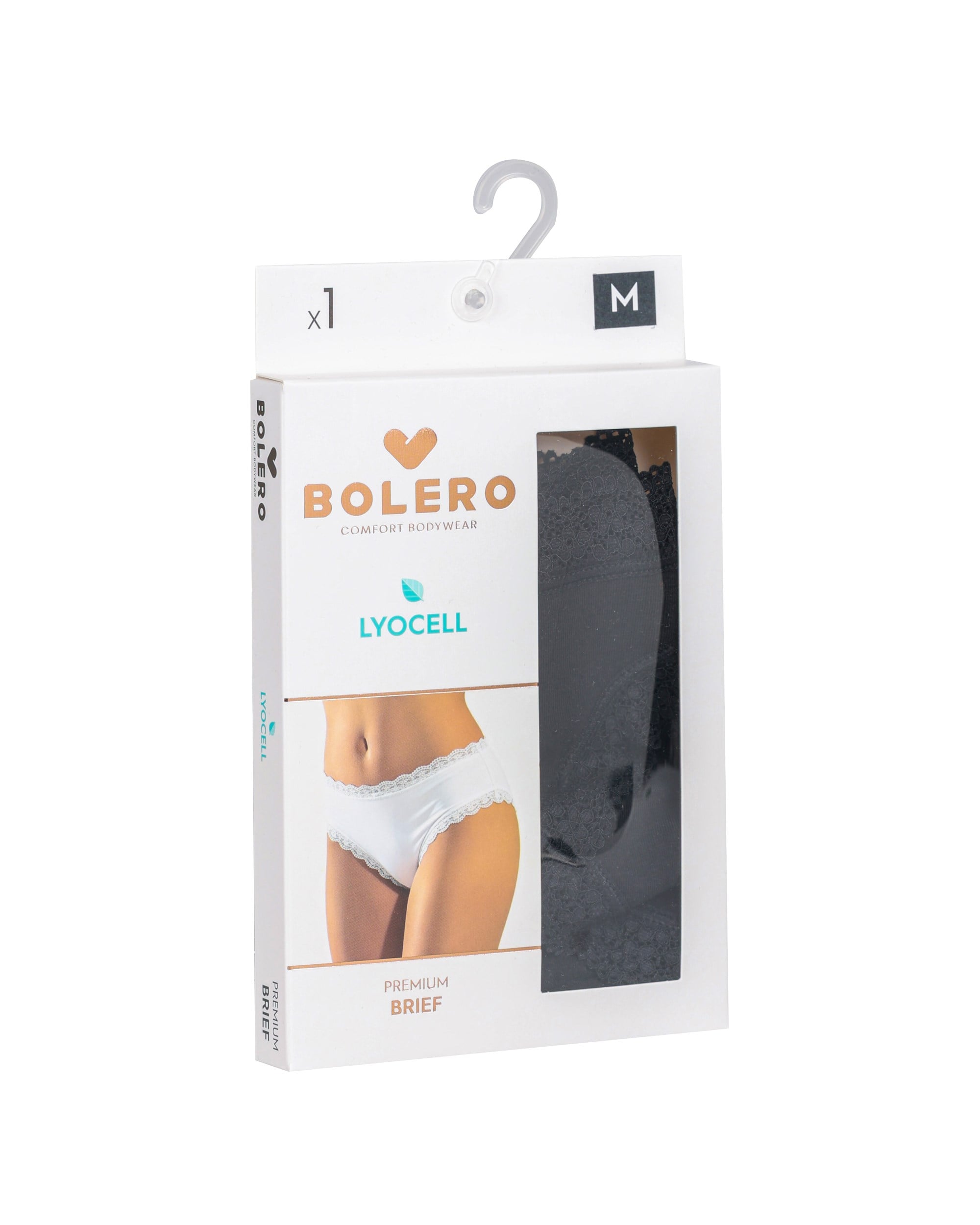 Kadın Premium Lyocel Slip Siyah