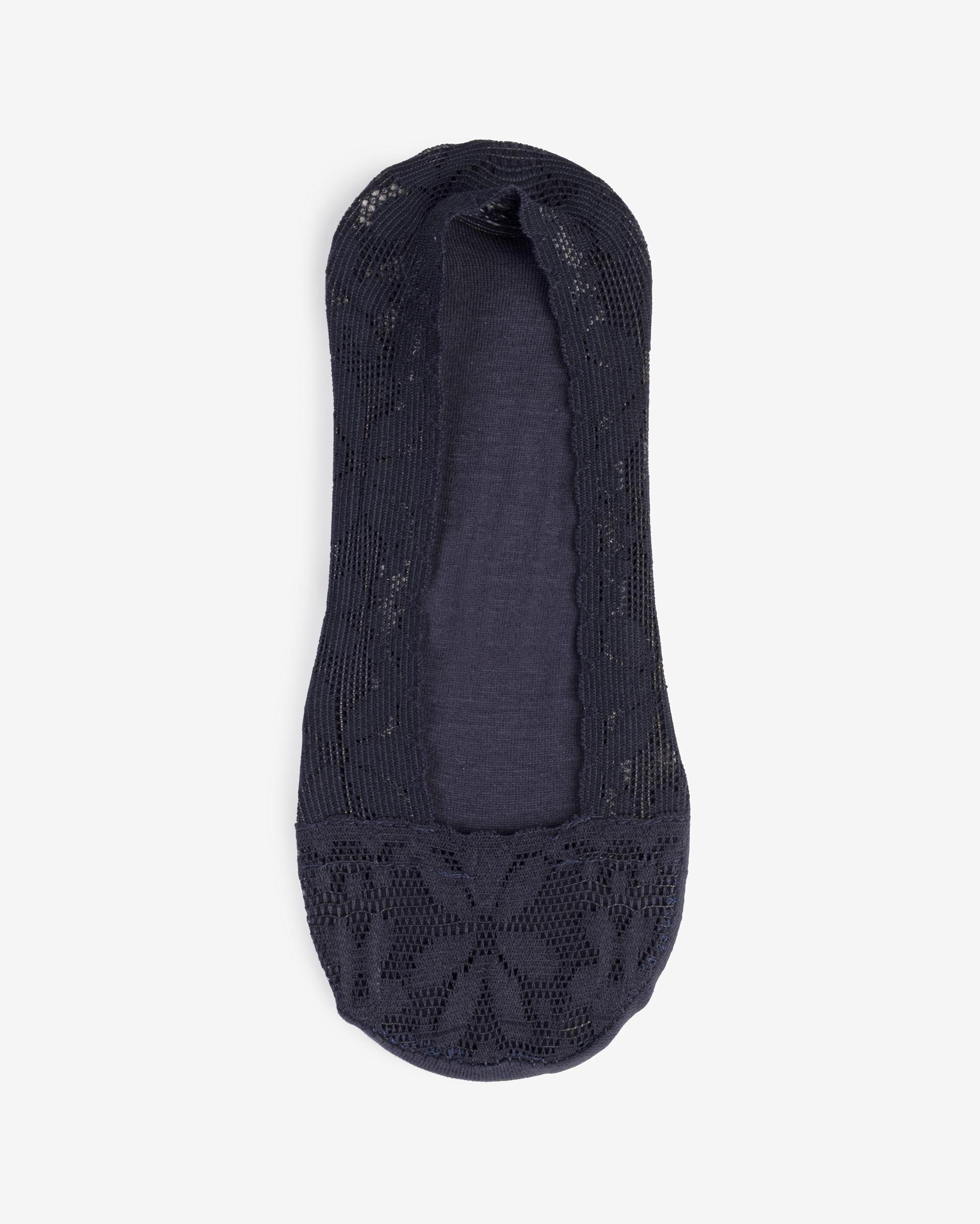 Mumy Dantel Babet Çorap Siyah