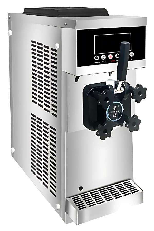Vosco Pro Silver Soft Dondurma Makinesi Set Üstü (Tek Kollu)