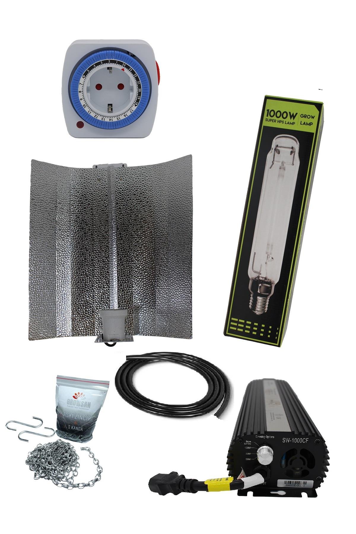 1000W Elektronik Balastlı Shp/Hps Set