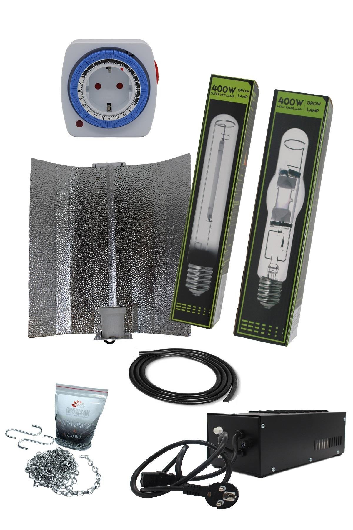 400W Manyetik Kompakt Balastlı Shp/Hps & Mh Set