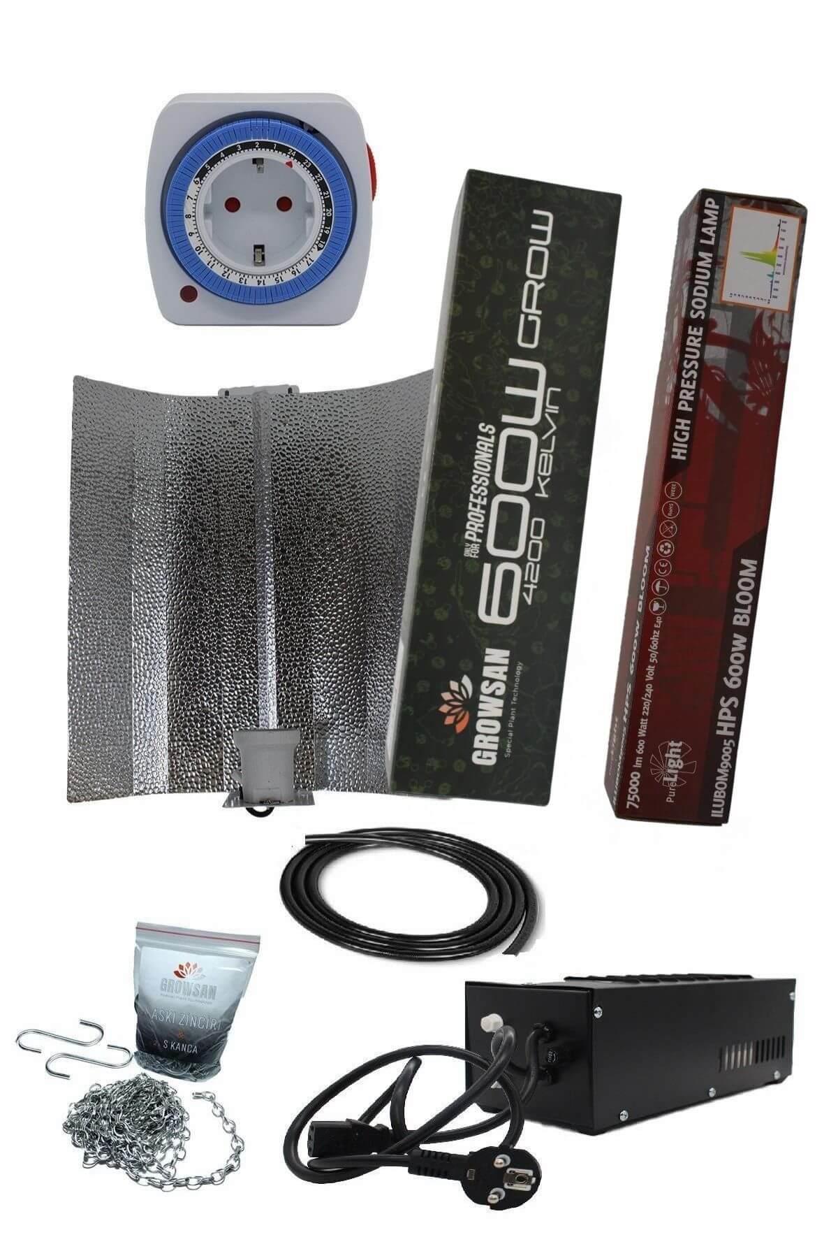 600W Manyetik Kompakt Balastlı Shp/Hps & Mh Set