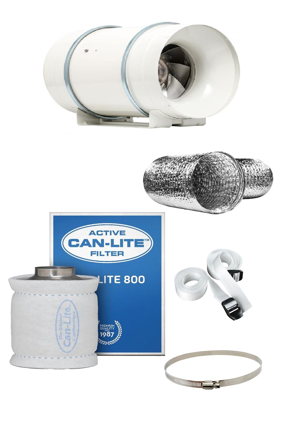 880 m3 Can Lite Karbon Filtre Td Fan Seti