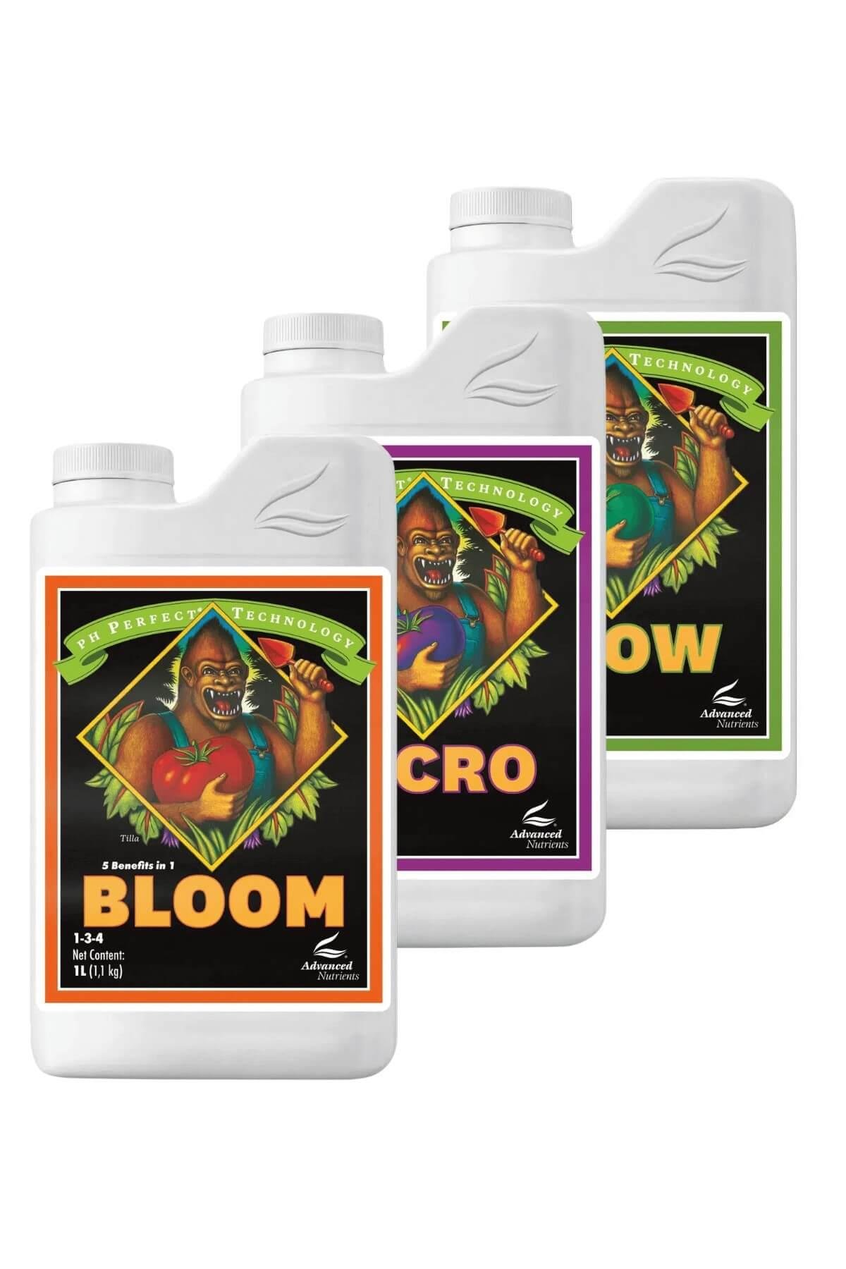 Advanced Nutrients PH Perfect Grow - Bloom - Micro 1 Litre Bitki Besini