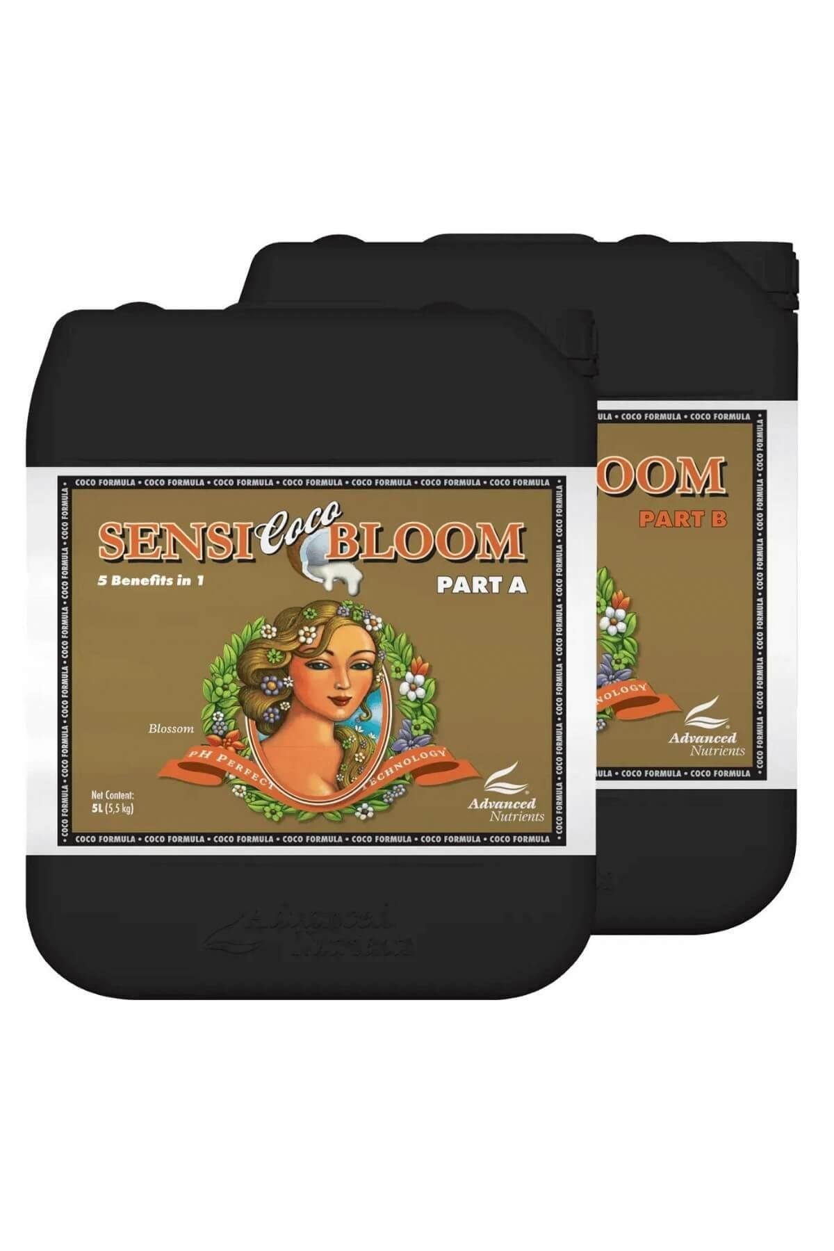 Advanced Nutrients Sensi Coco Bloom Part A-B PH Perfect 5 Litre Bitki Besini