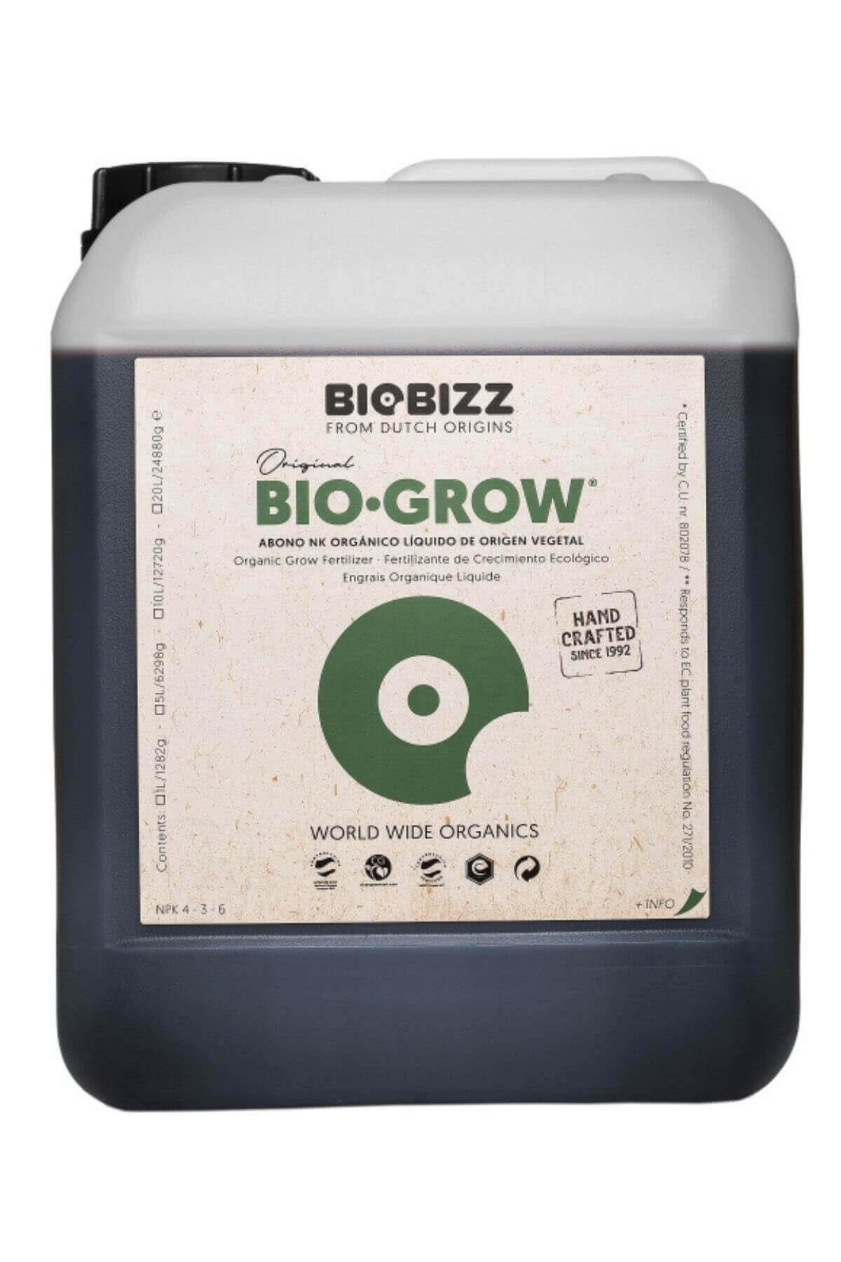 Biobizz Bio Grow 5 Litre Bitki Büyüme Besini