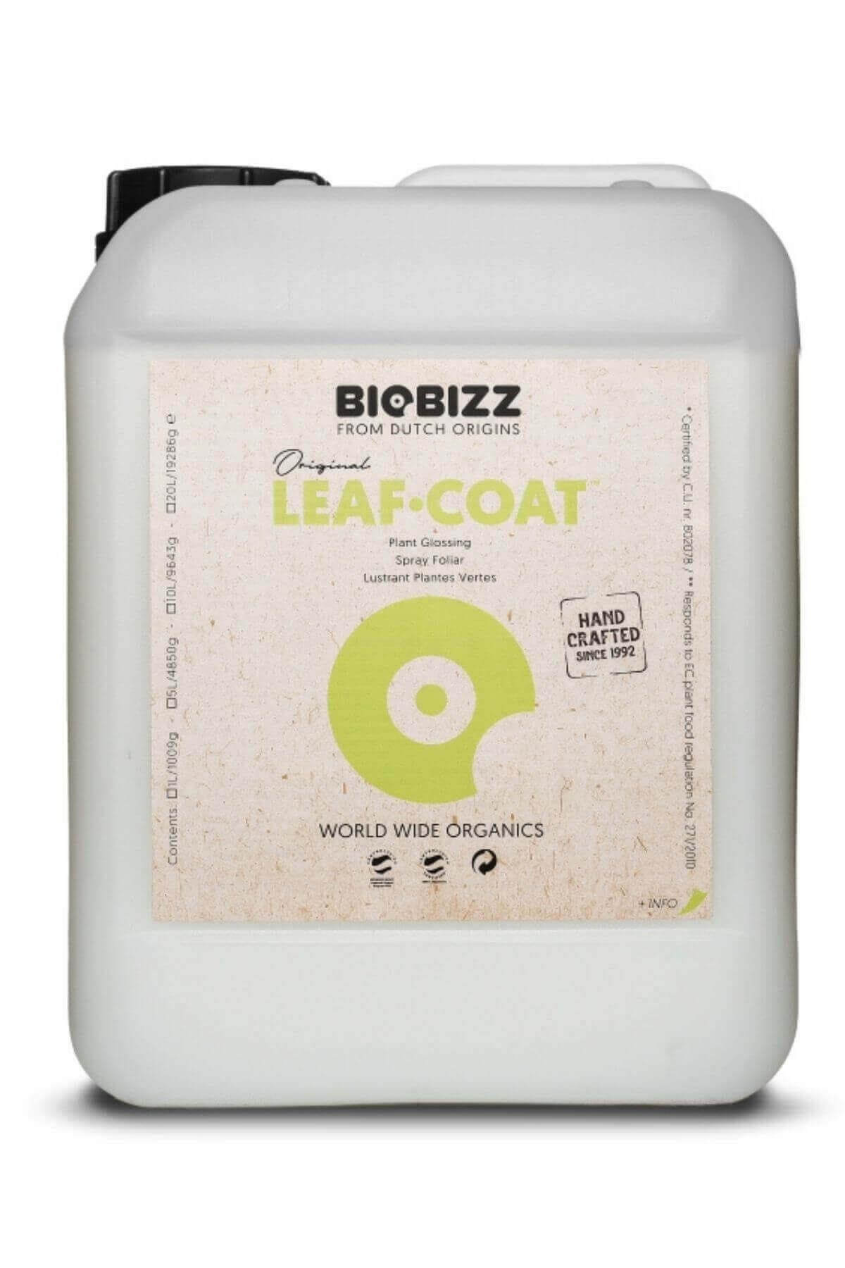 Biobizz Leaf Coat 5 Litre Bitki Zararlısı Koruyucu