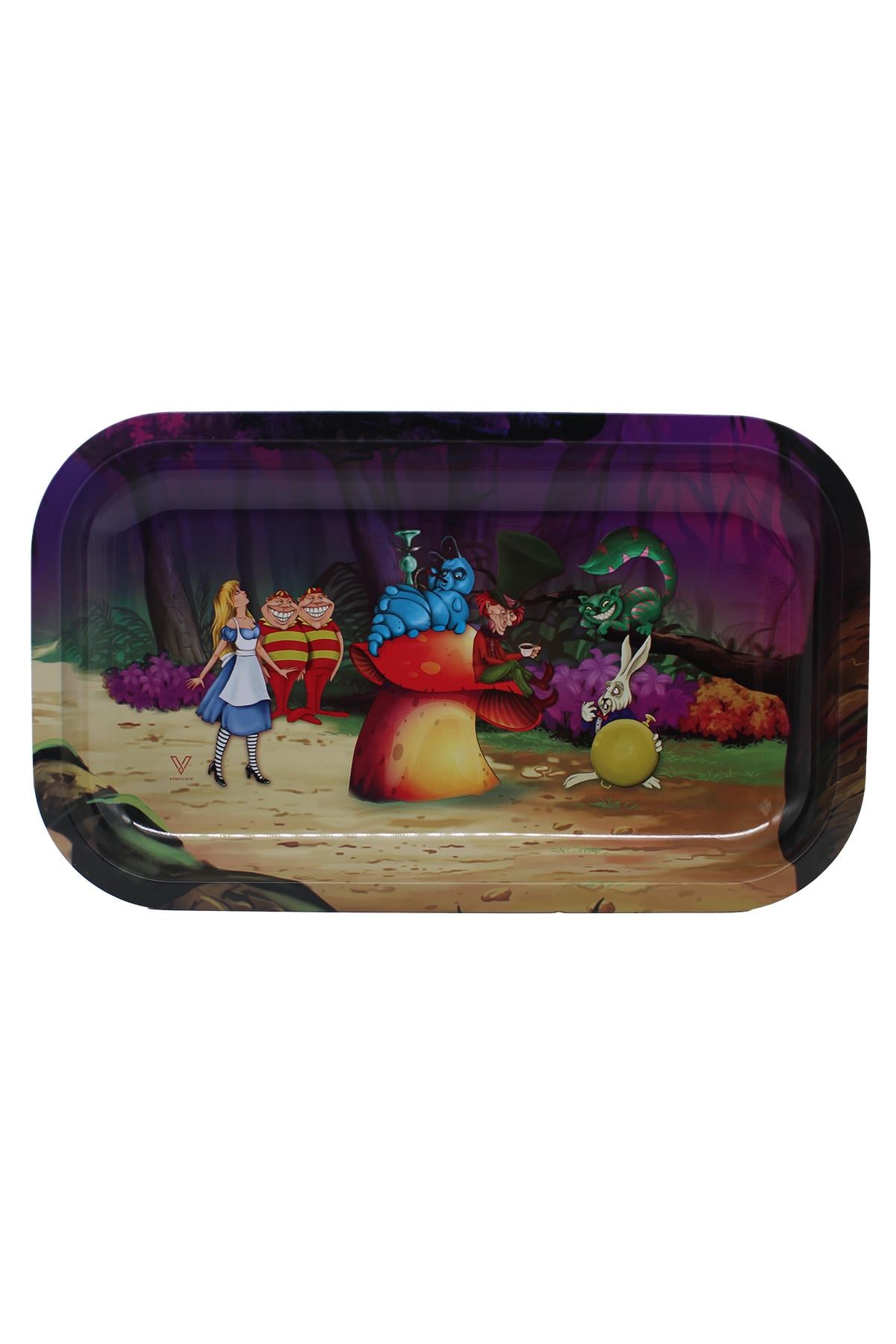 Büyük Metal Tepsi Alice Seta