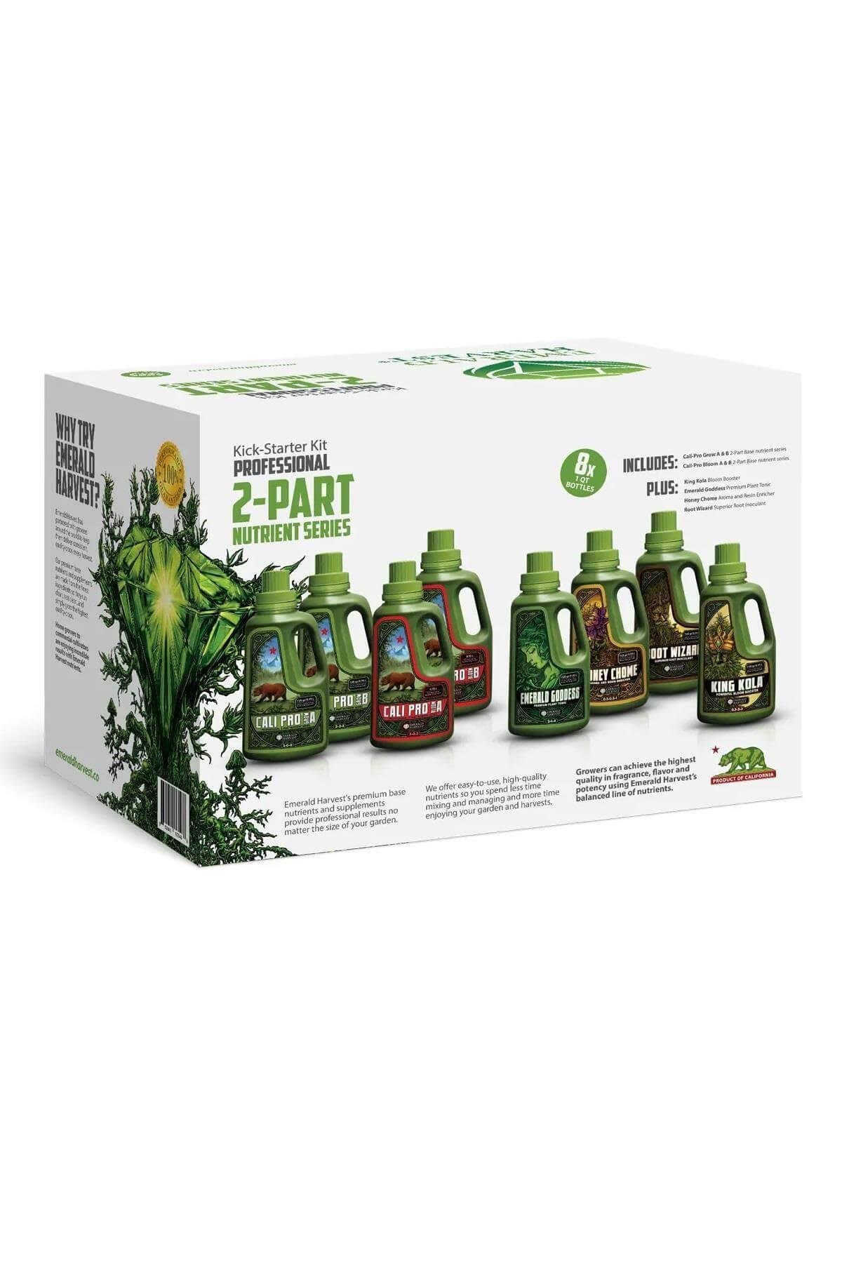 Emerald Harvest 2 Part Starter Kit 950 ml Bitki Başlangıç Besin Seti