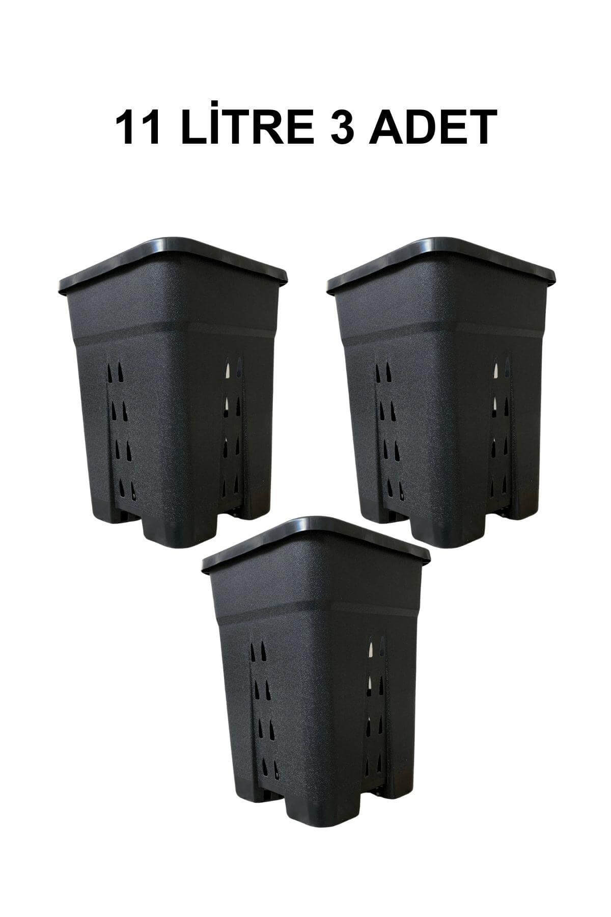 Grow Wizard Delikli Kare Air Pot Saksı 11 Litre 3 Adet