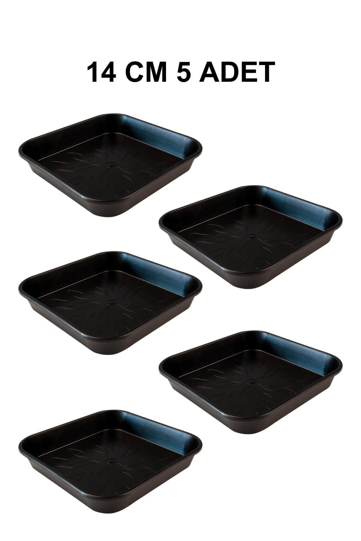 Grow Wizard Kare Saksı Altlığı 14 cm 5 Adet