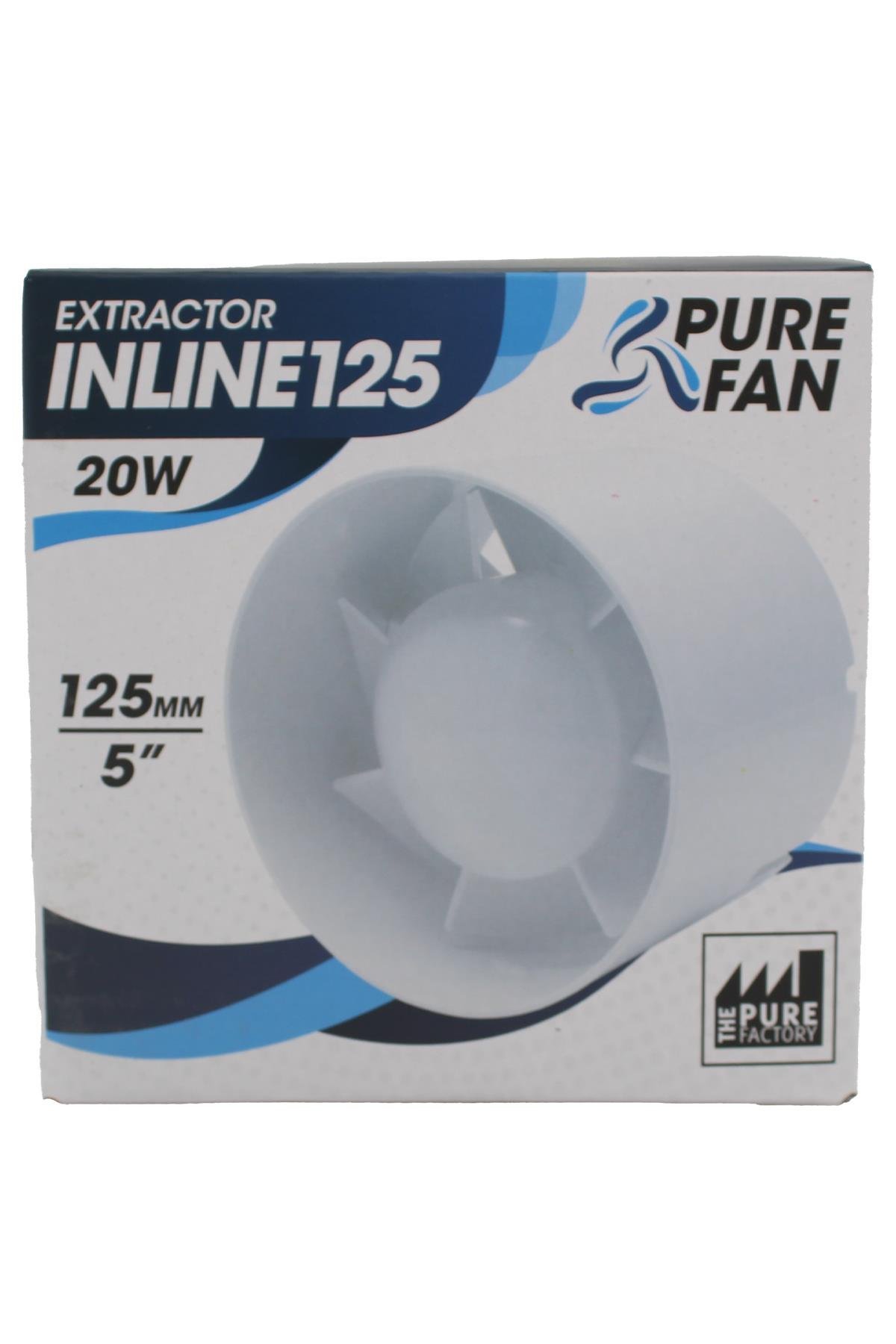 Pure Aksiyel Havalandırma Fanı 190 M3/125 mm