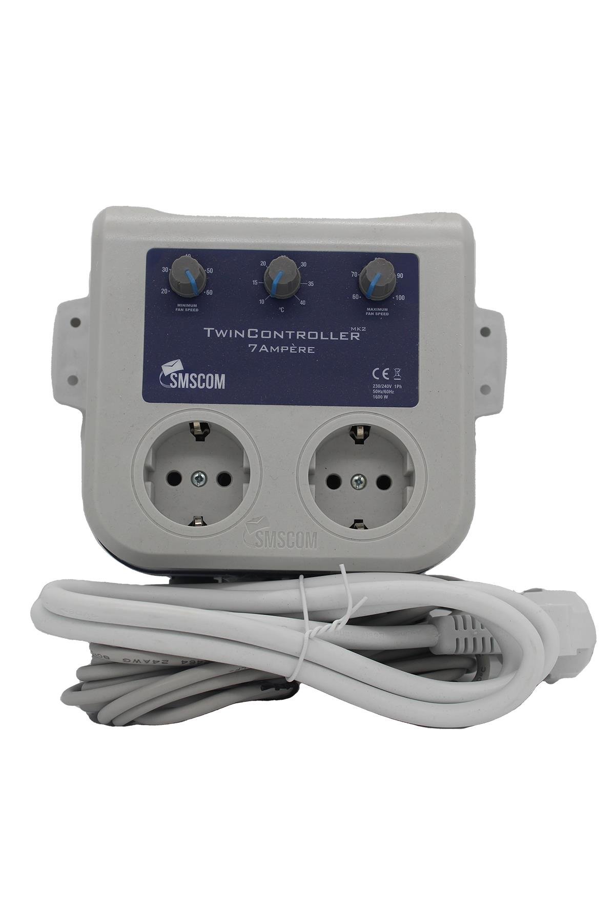 SMSCOM Twin Isı/Fan Controller 7 A