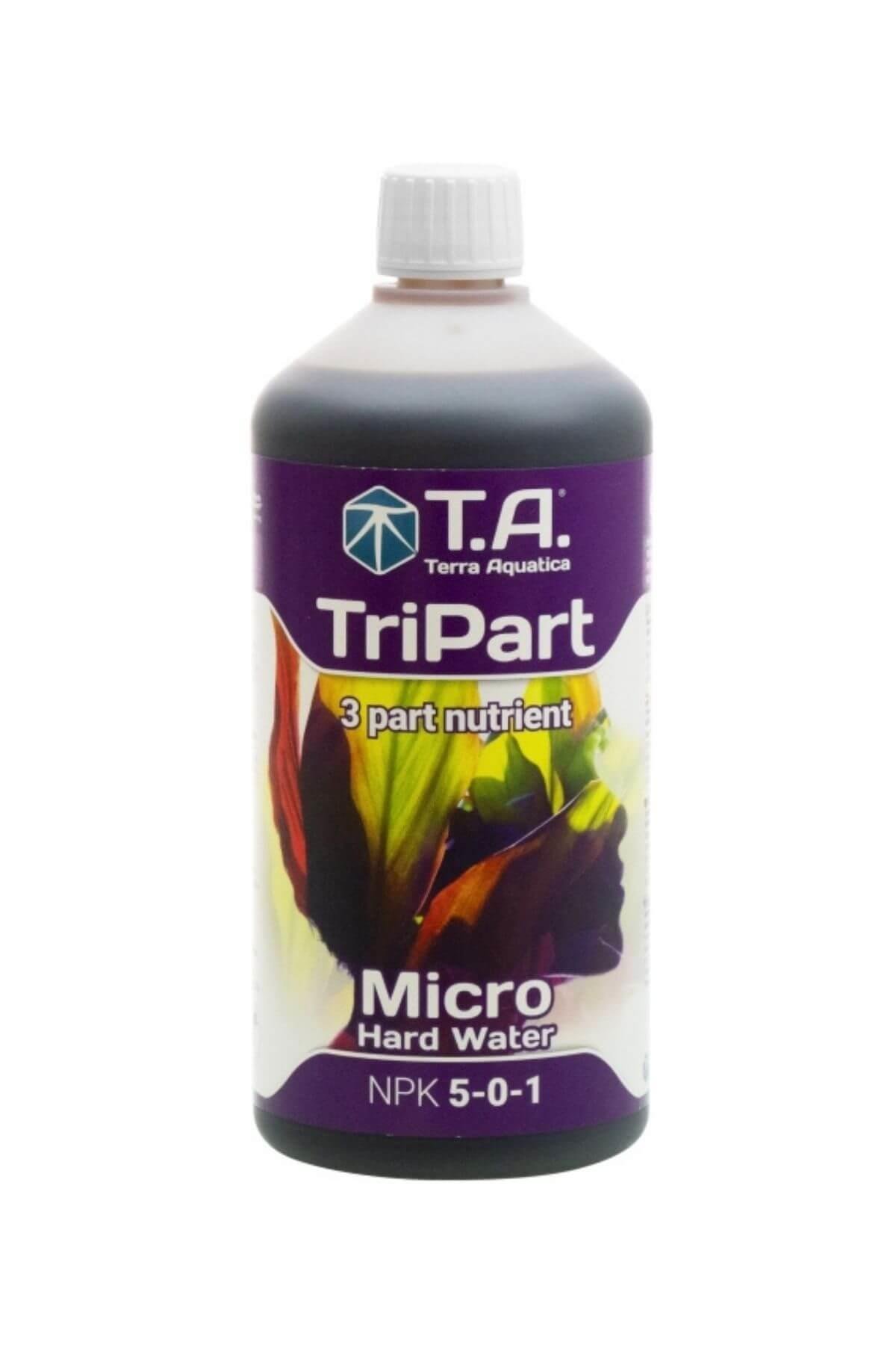 Terra Aquatica TriPart Micro (Flora Micro) Hard Water 1 Litre Bitki Besini