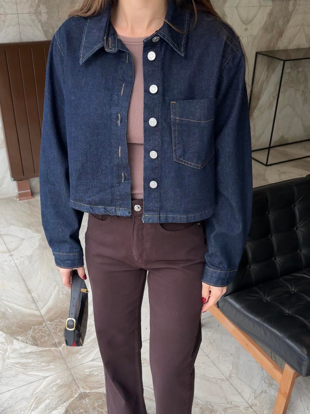 MARKA MODEL  LACİVERT KOT CEKET