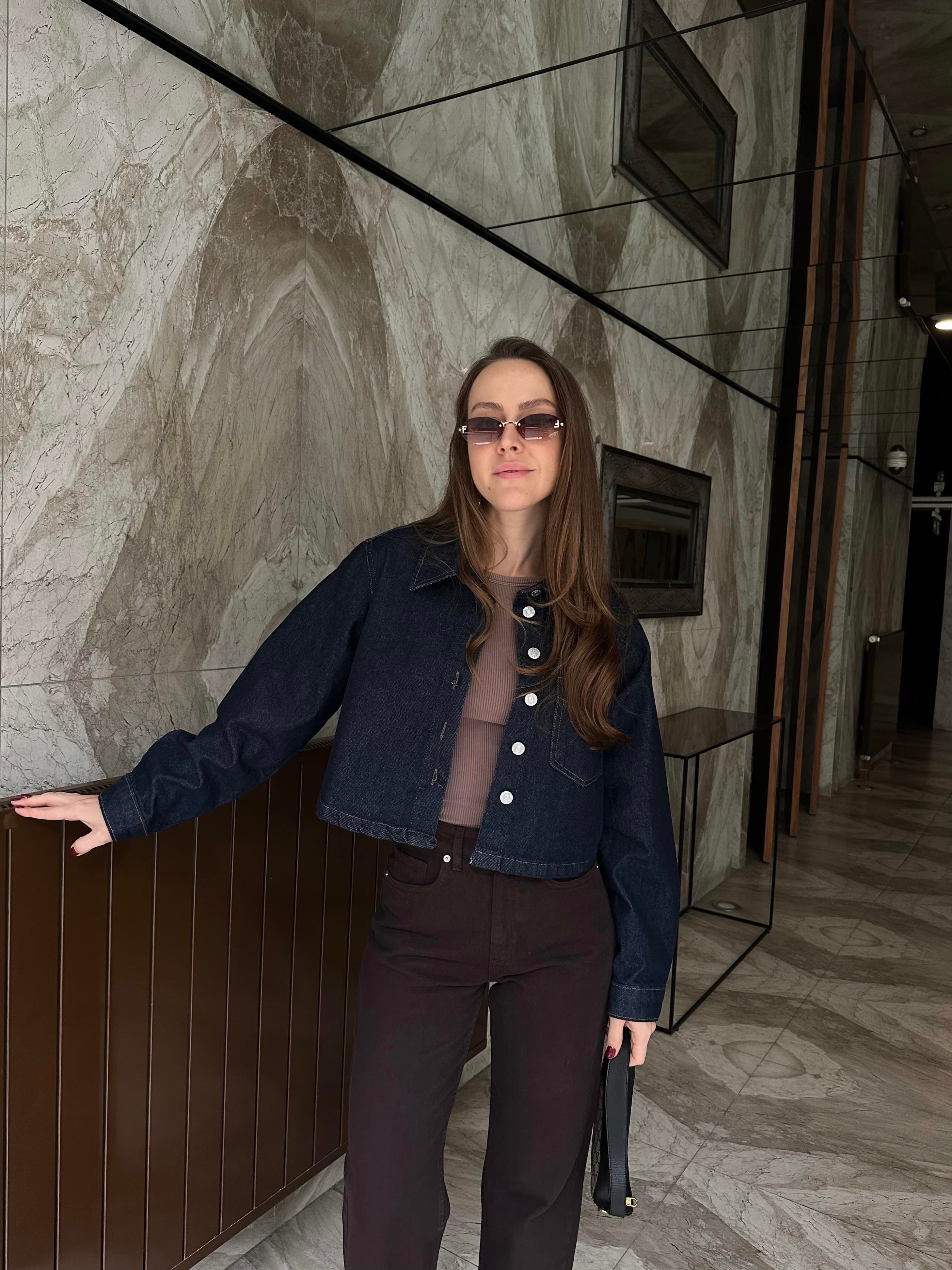MARKA MODEL  LACİVERT KOT CEKET