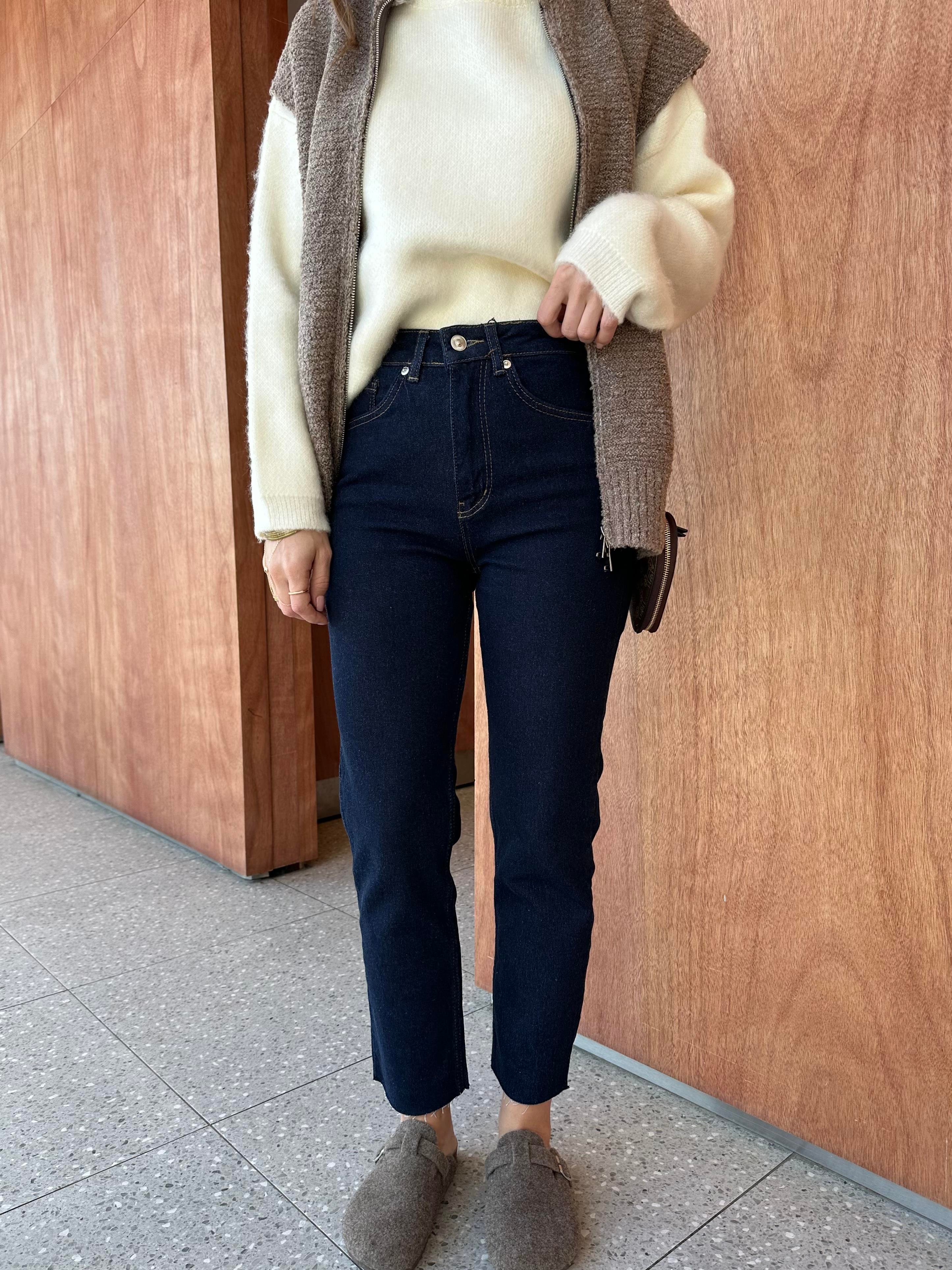ORJ MARKA LACİVERT BOY FİT JEAN