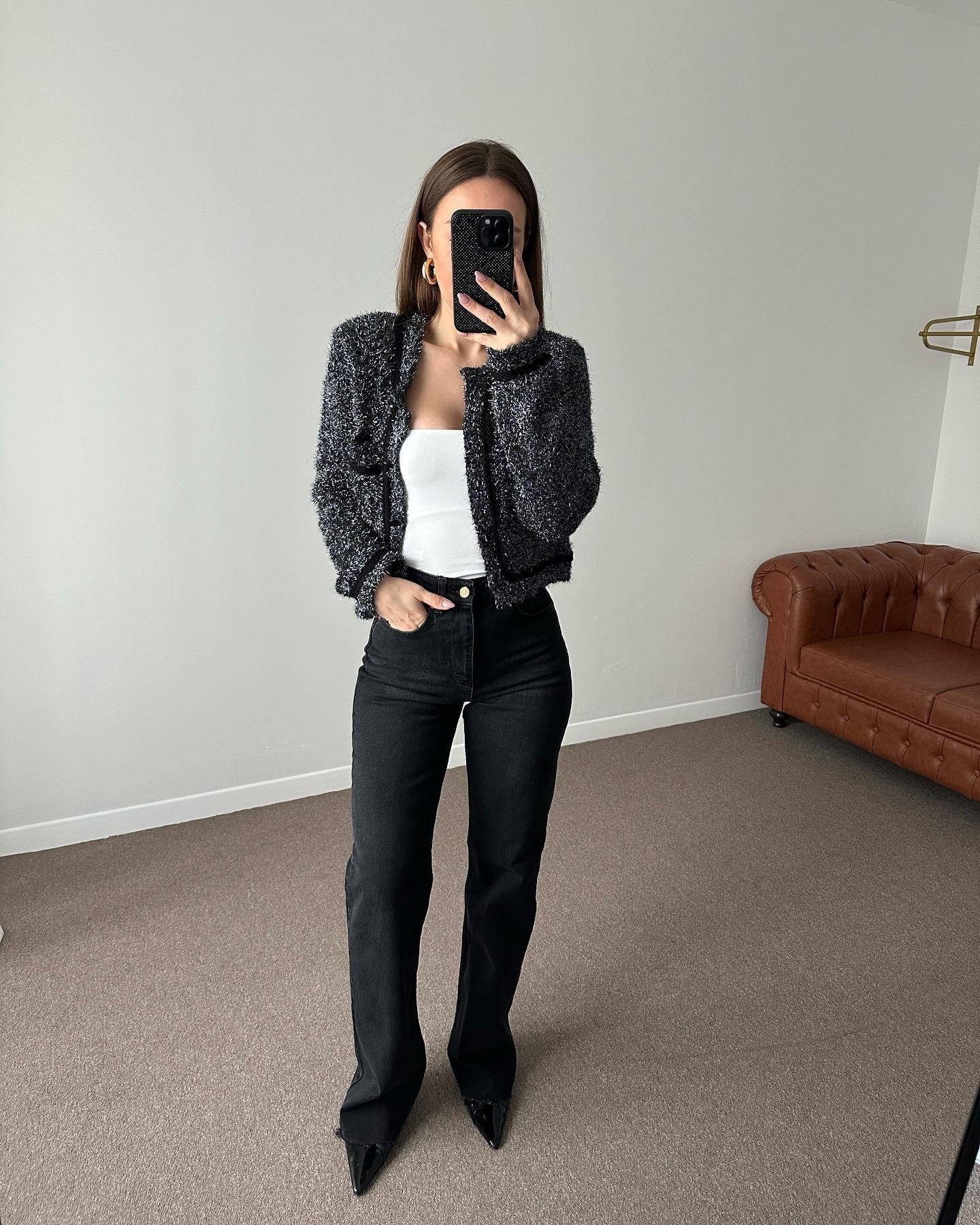 ORJ MARKA SİYAH STRAIGHT JEAN