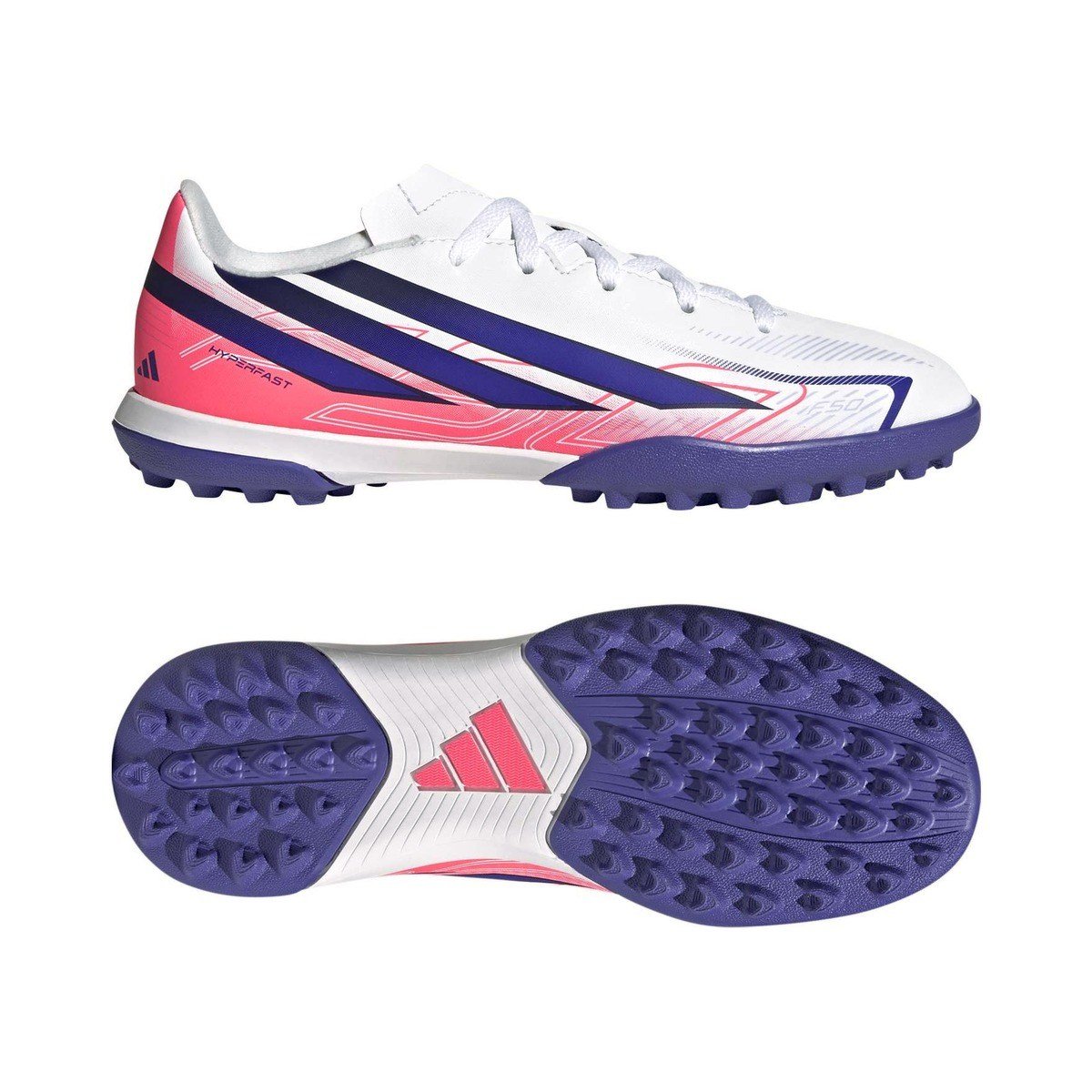 Adidas Performance F50 Hyperfast Club Tf J Çocuk Futbol Ayakkabısı Beyaz KK1368 – 9. görsel