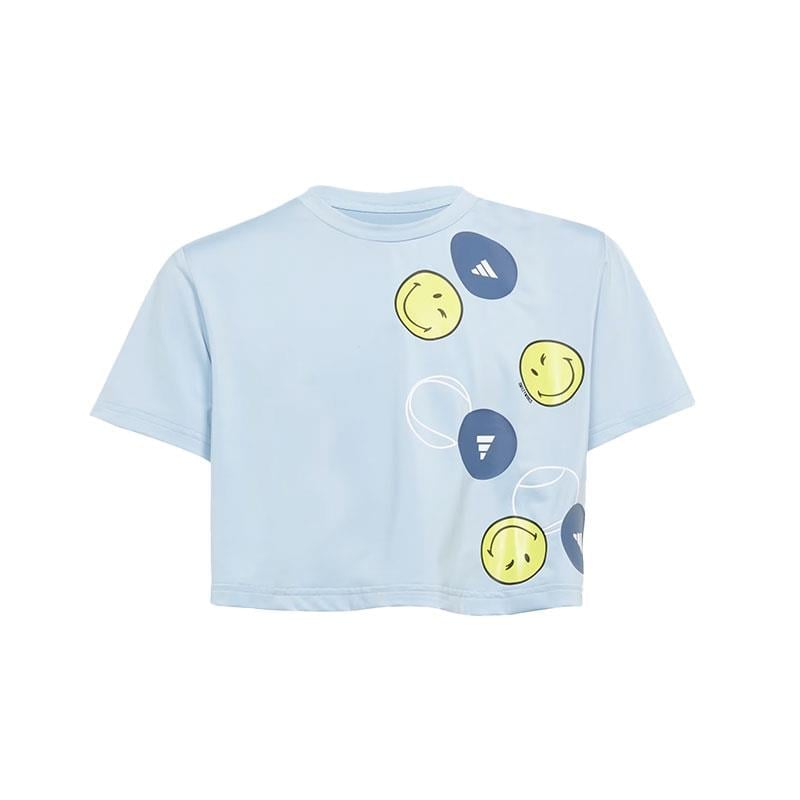 Adidas G Smı Tee Çocuk T-Shirt JJ3079 Mavi