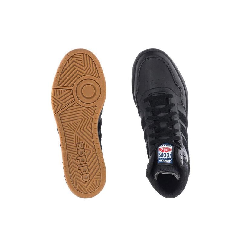 Adidas Hoops 3.0 Mid Erkek Günlük Ayakkabı GY4745 Siyah