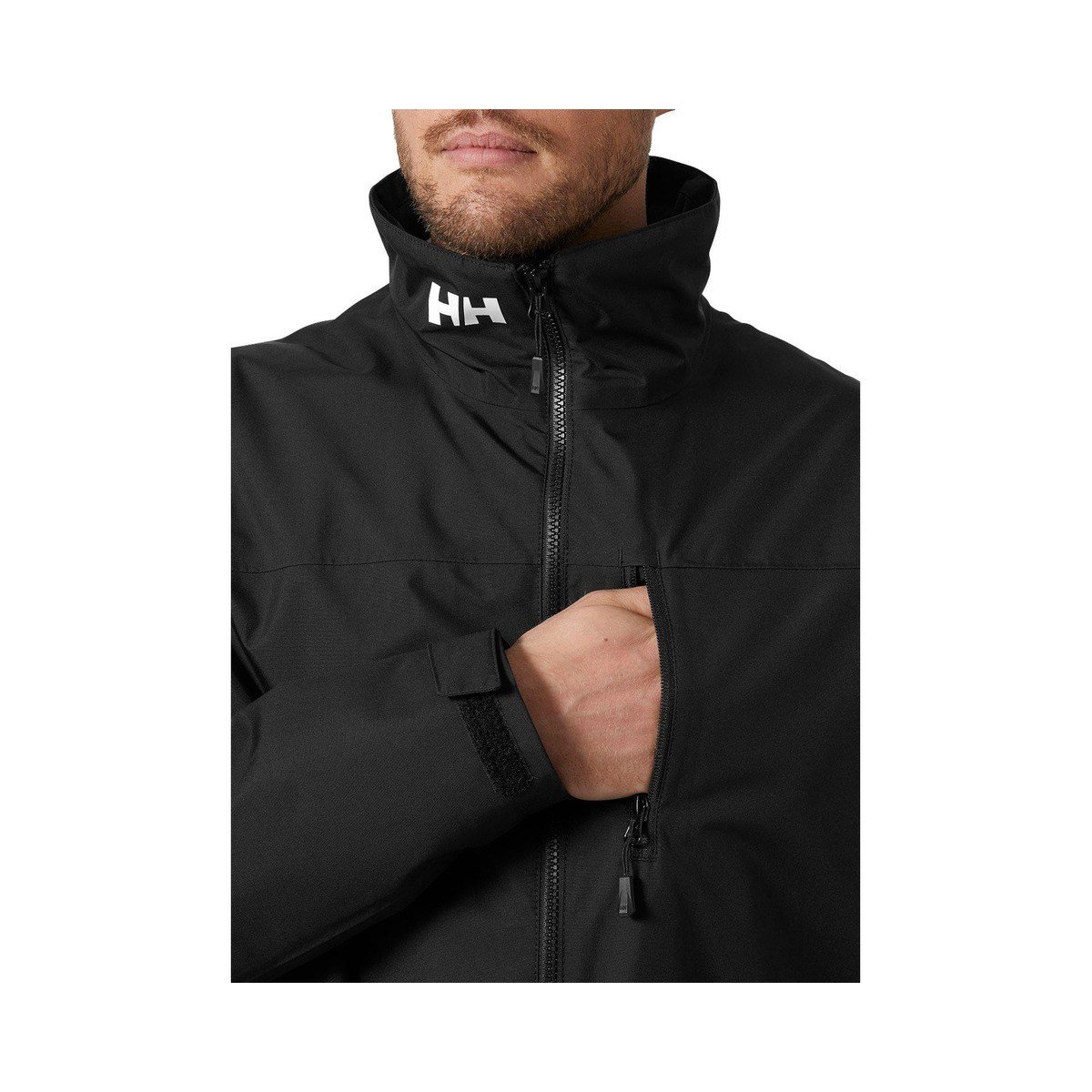 Helly Hansen Crew Midlayer Erkek Mont Siyah HHA.34444-HHA.990 – 6. görsel