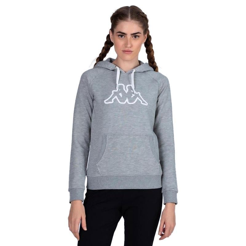 Kappa Logo Belle Slim Tk Kadın Sweatshirt 341H3MW-77M Gri