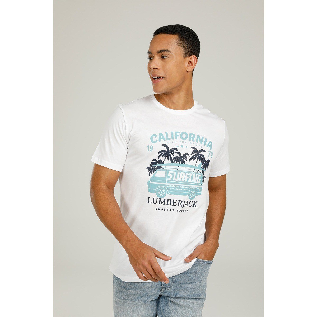 LumberJack 2M Ct1141 Travel 2Fx Erkek T-Shirt 101093471