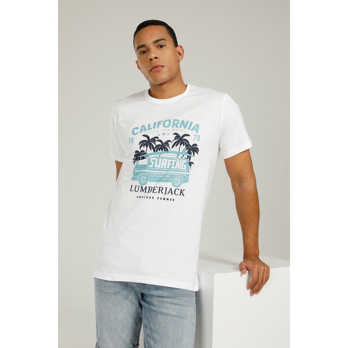 LumberJack 2M Ct1141 Travel 2Fx Erkek T-Shirt 101093471