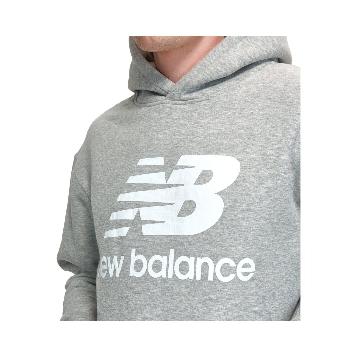 New Balance Lifestyle Erkek Sweatshirt MNH3333-AG Gri