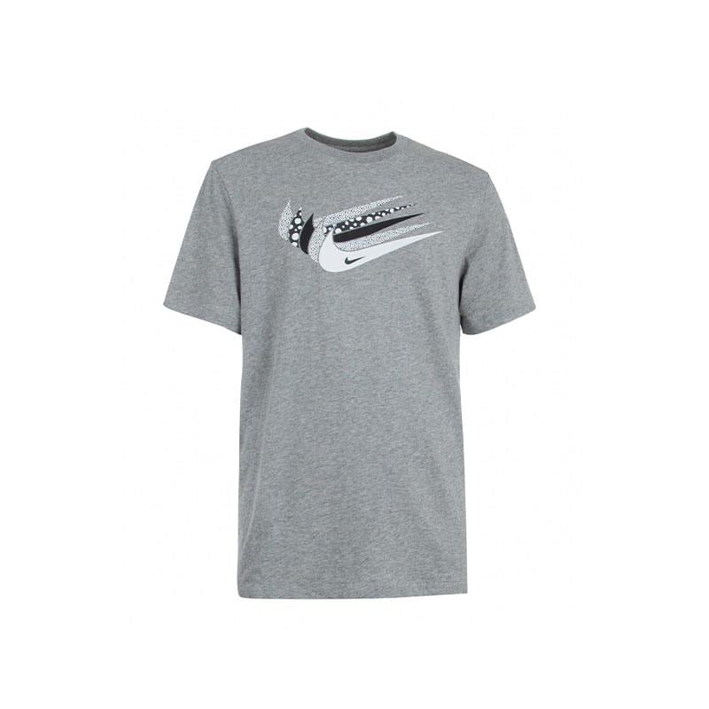 Nike M Nsw 12 Mo Swoosh Tee Erkek T-Shirt DN5243-063 Gri