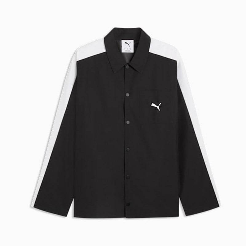Puma T7 Relaxed Woven Overshirt Erkek T-Shirt 638362-01 638362-01 Erkek