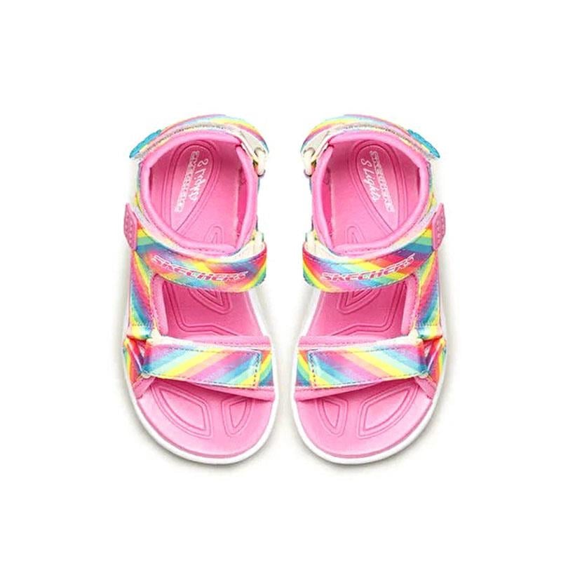 Skechers Hypno-Flash - Rainbow Lights Sandalet 20218L-MLT